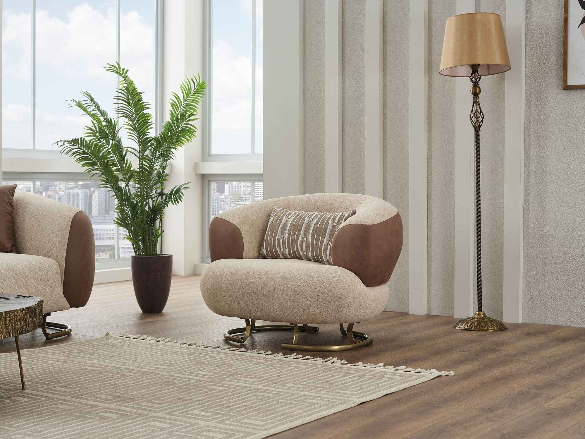 Palmera Cream Chair - Image 3