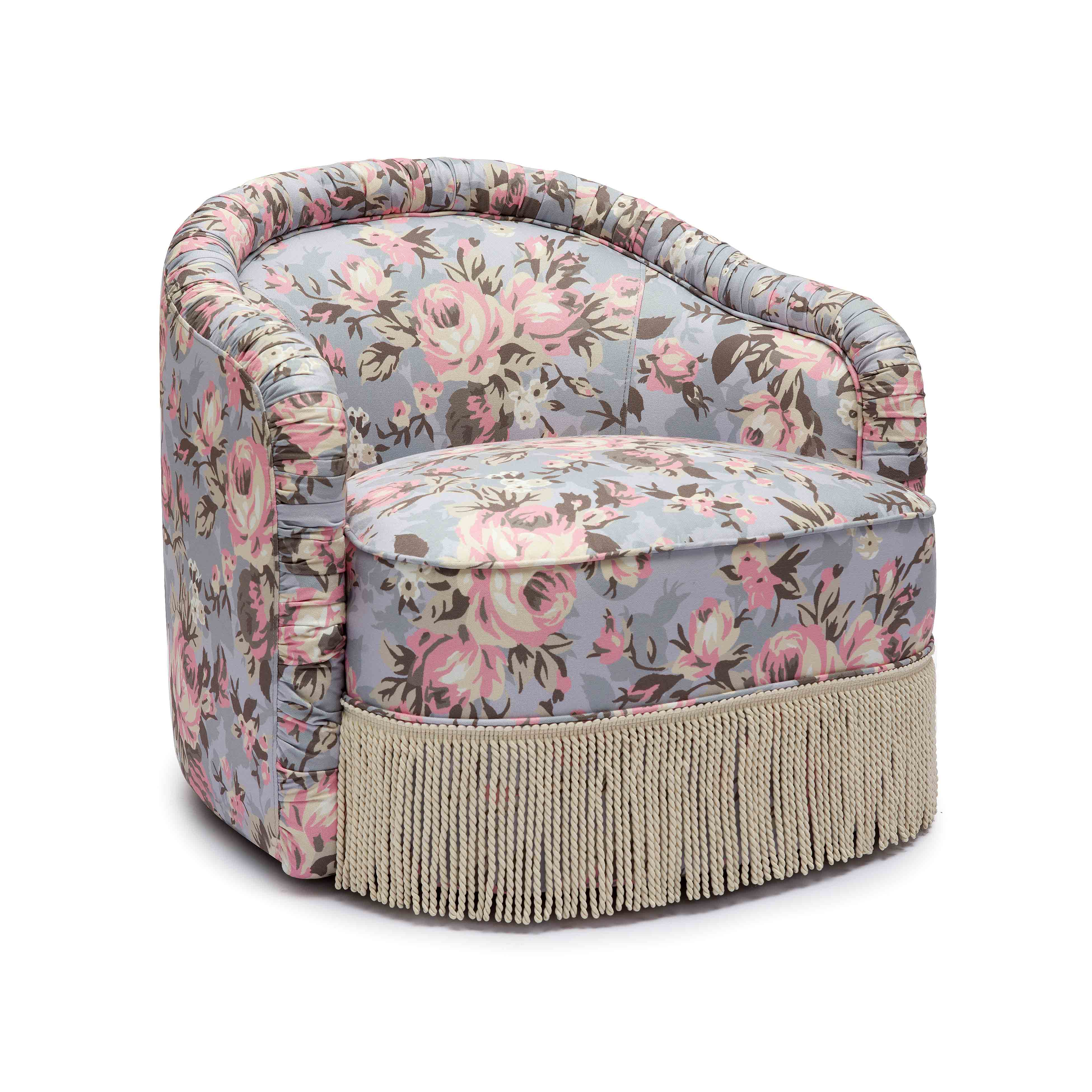 Pamela Tasseled Lounge Accent Chair - Image 15
