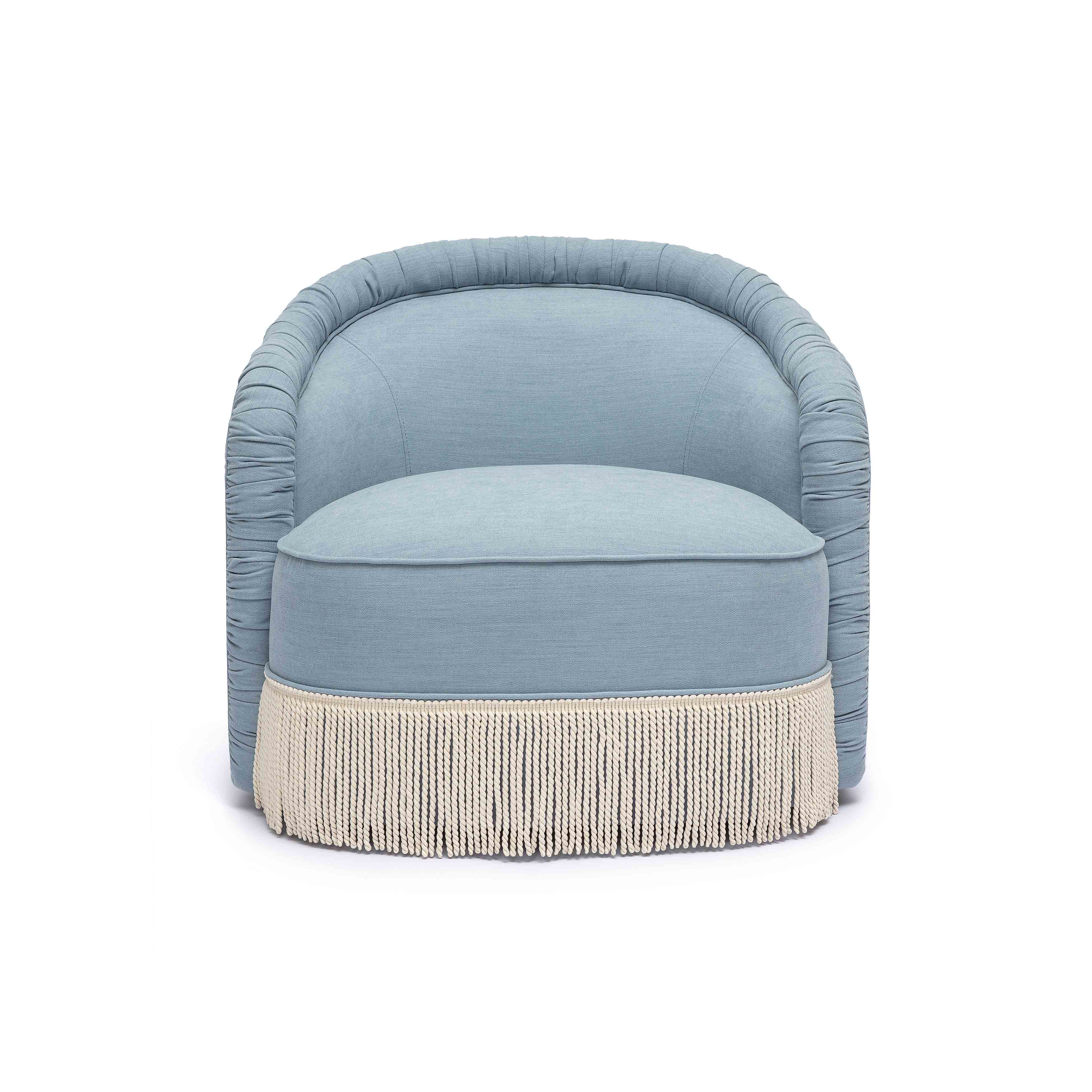 Pamela Tasseled Lounge Accent Chair - Image 3
