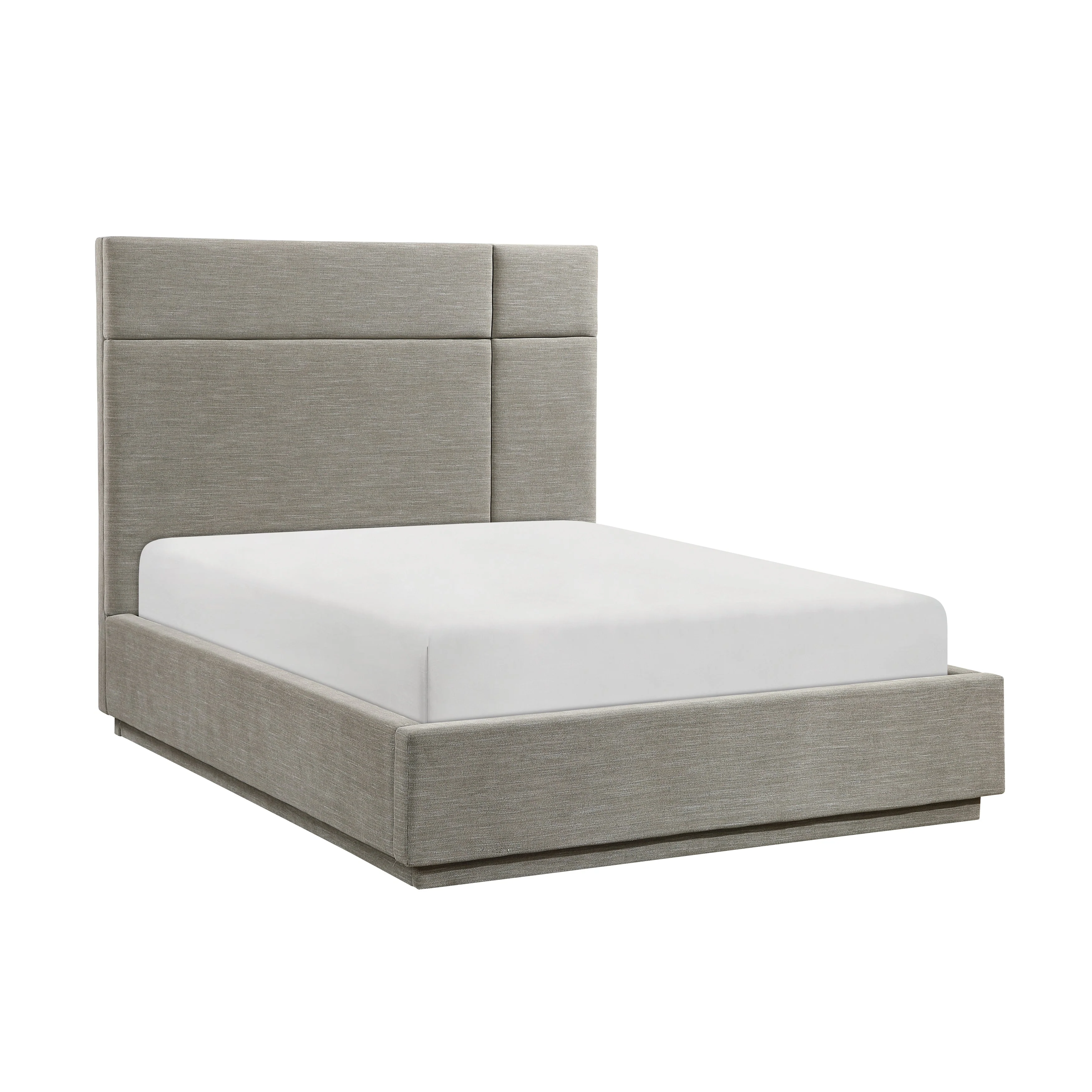 Paola Forest Green Full Upholstered Platform Bed - Image 3