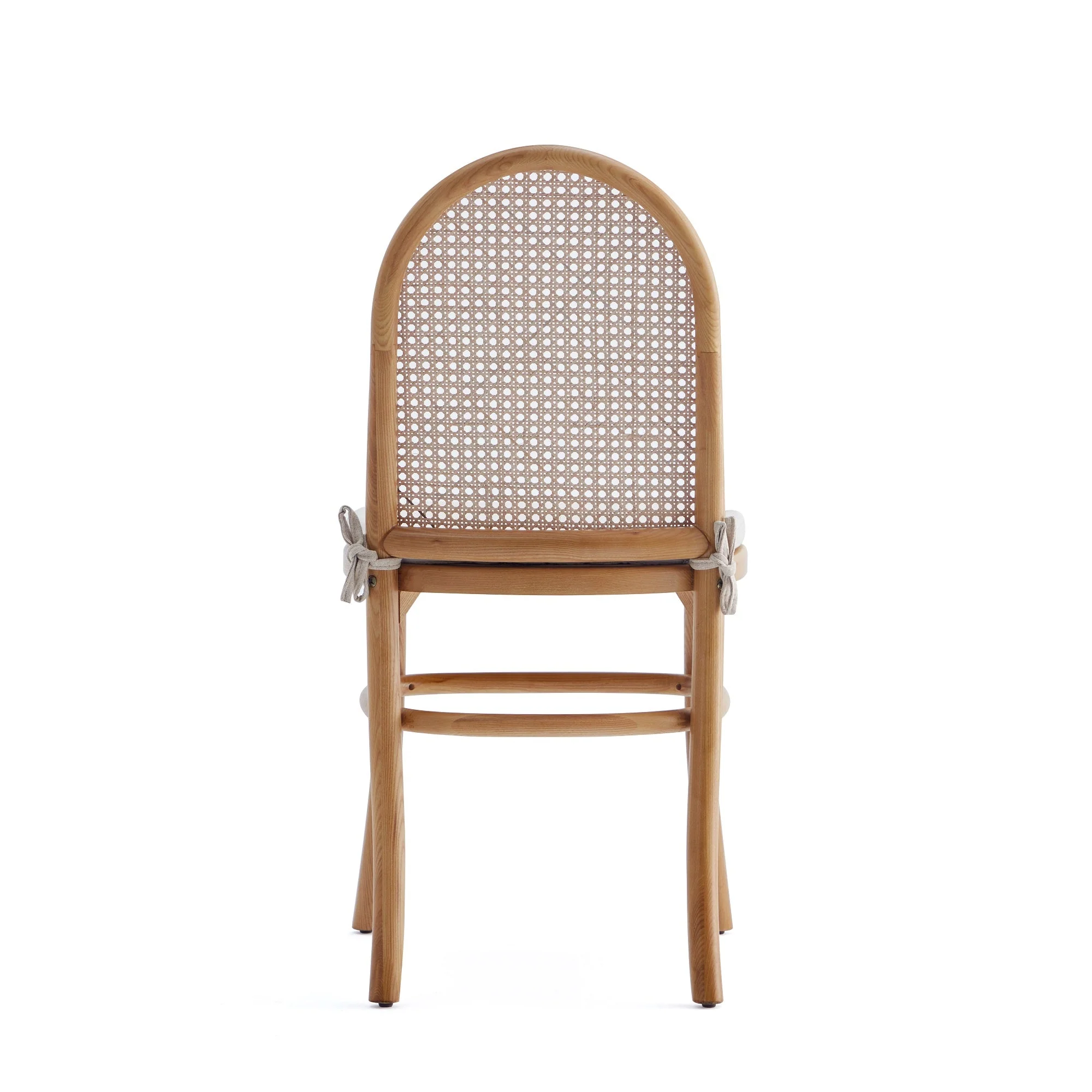Paragon Dining Chair 1.0 with Cream Cushions in Nature and Cane (set of 4) - Image 5