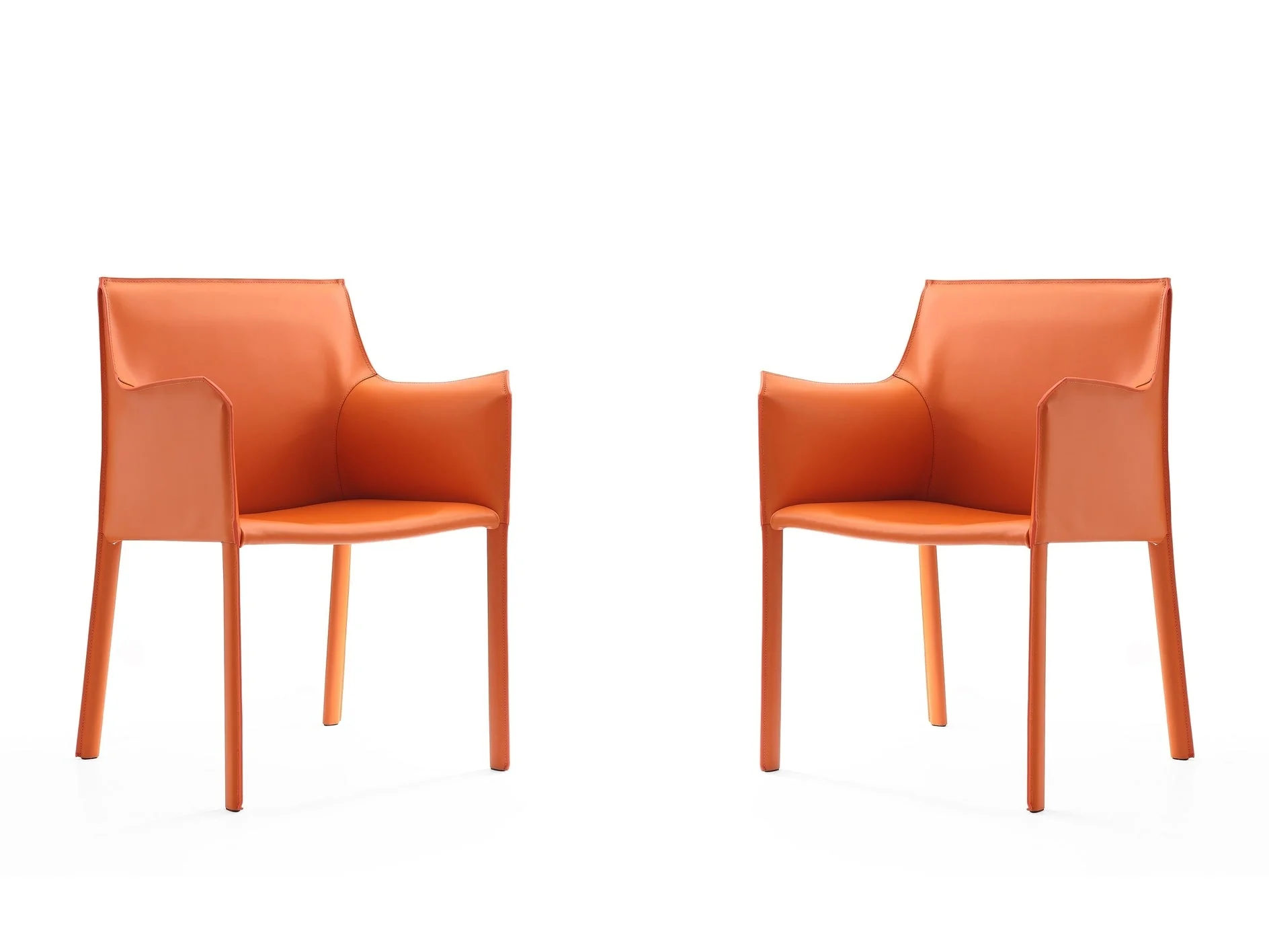 Paris Armchair in Coral (set of 2)