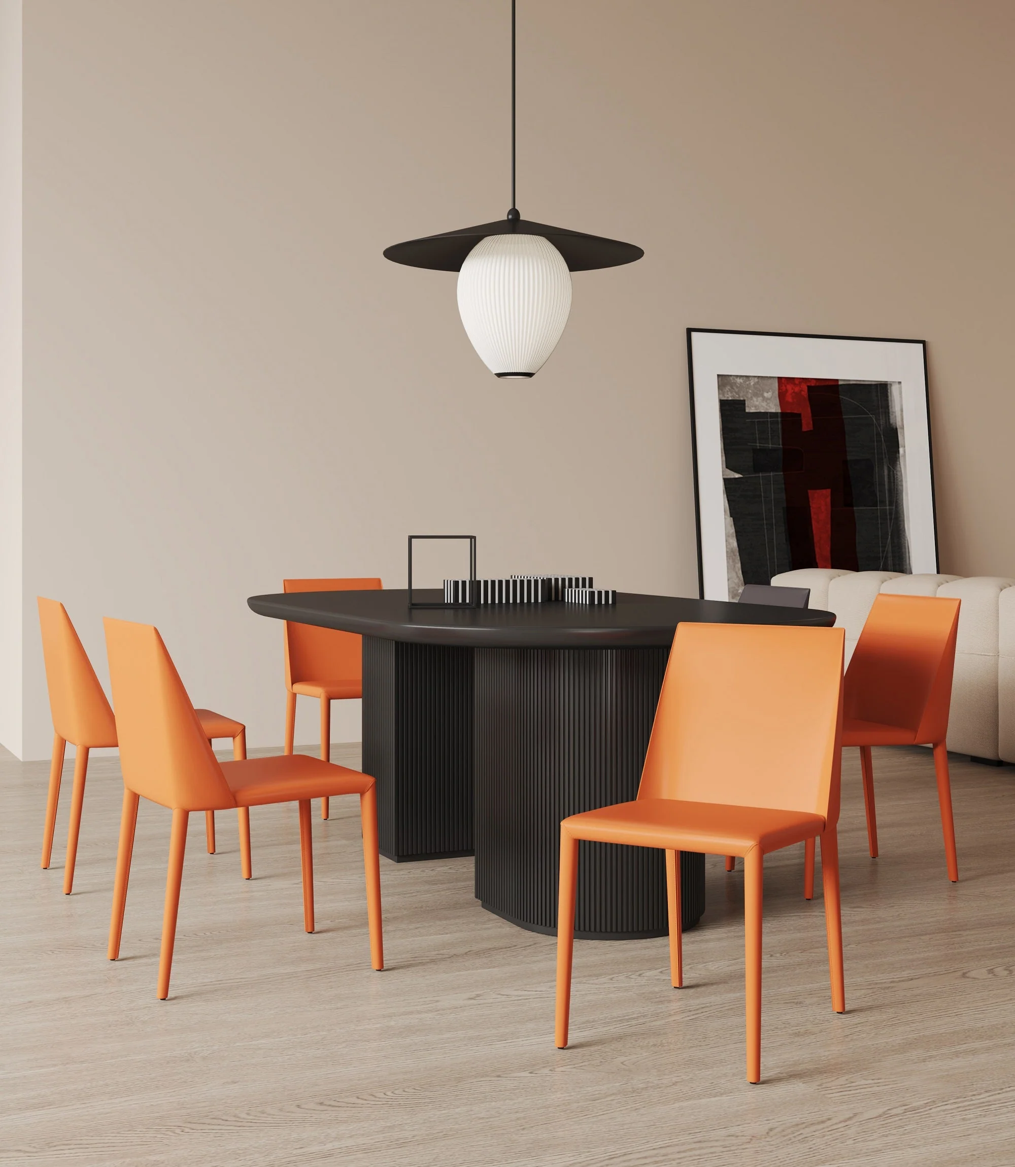 Paris Dining Chair in Coral (set of 4) - Image 2