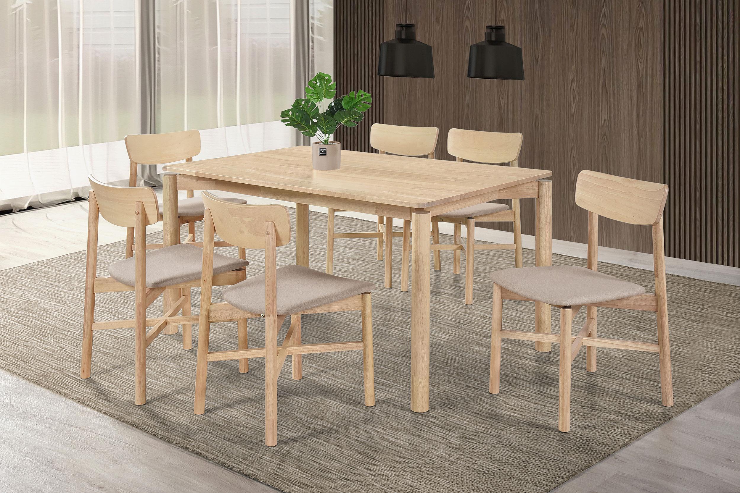 Parkridge White Washed Rectangular Dining Table - Image 8
