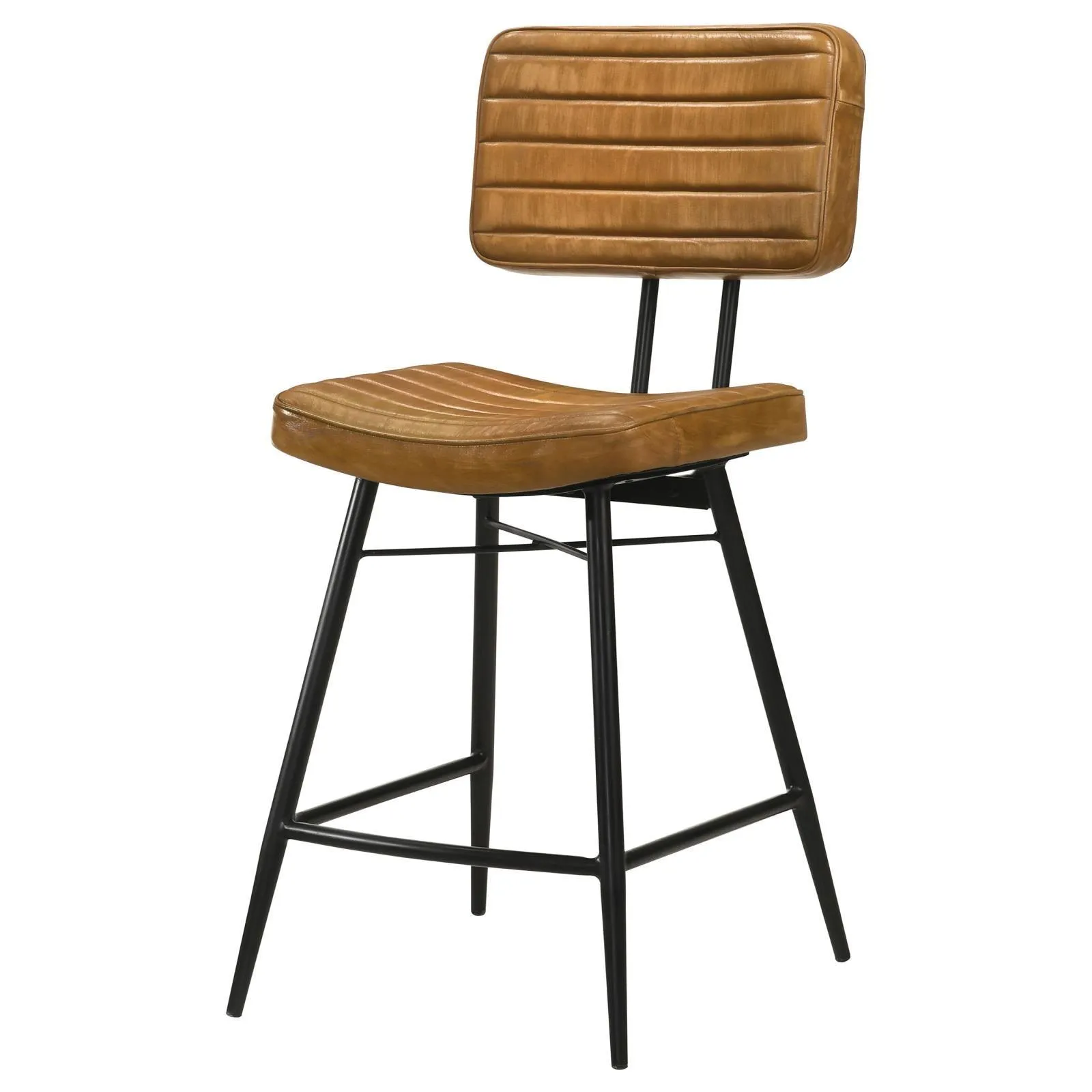 Partridge Upholstered Counter Height Stools with Footrest, Set of 2 - Image 3