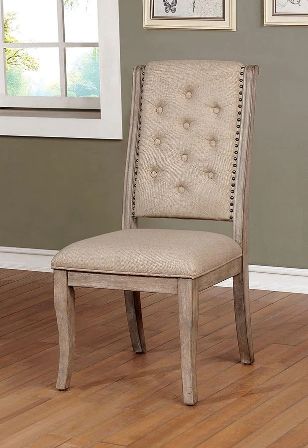 Patience Rustic Natural Tone/Beige Side Chair (2/Ctn)