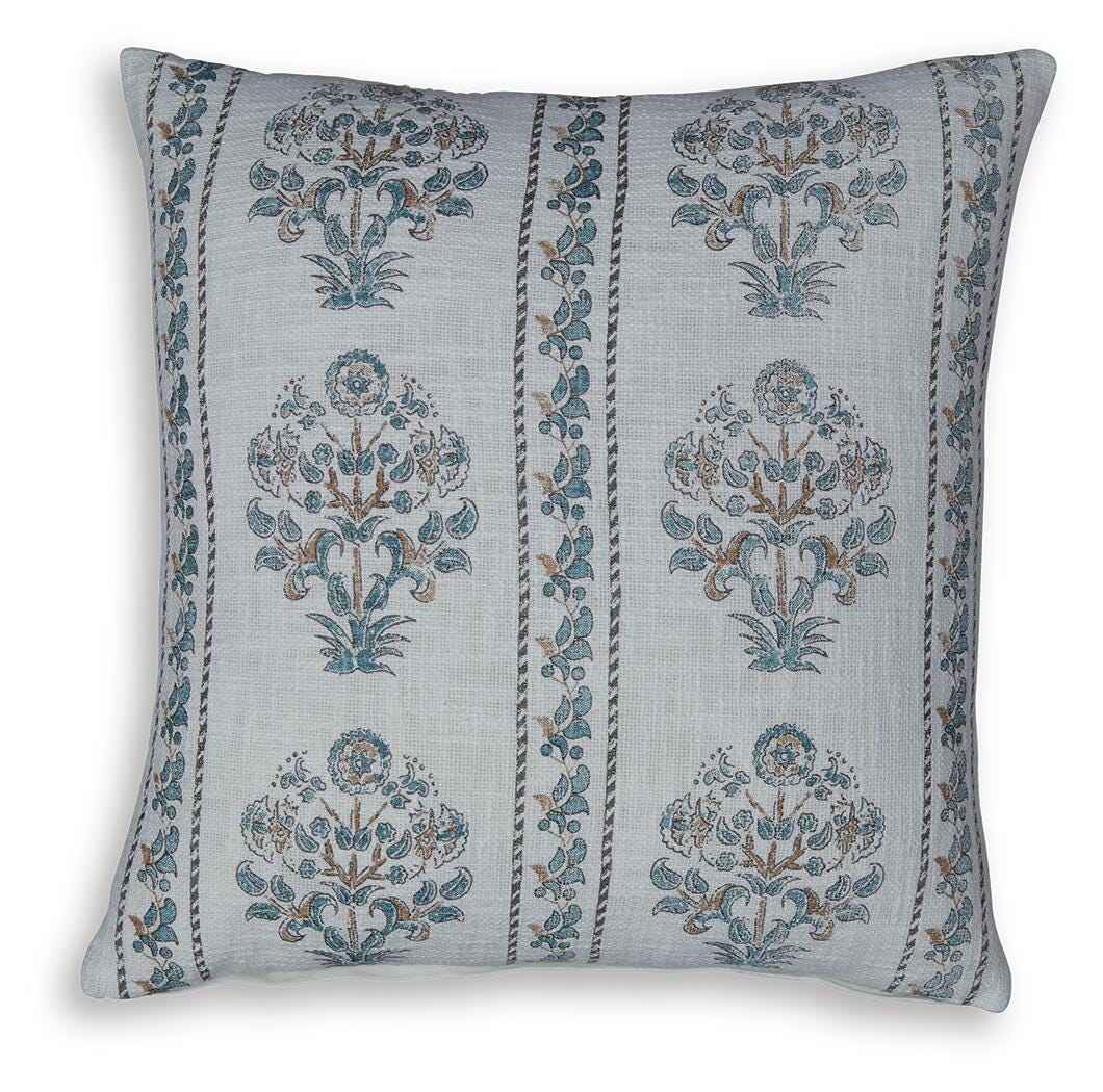 Paulmour Ivory/Green/Brown Pillow - Image 2