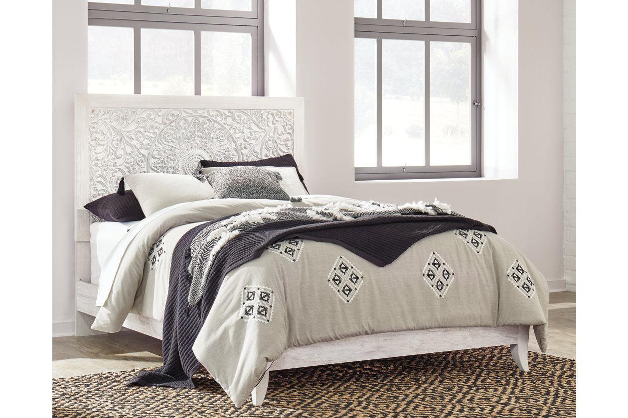 Paxberry Whitewash Queen Panel Bed - Image 2
