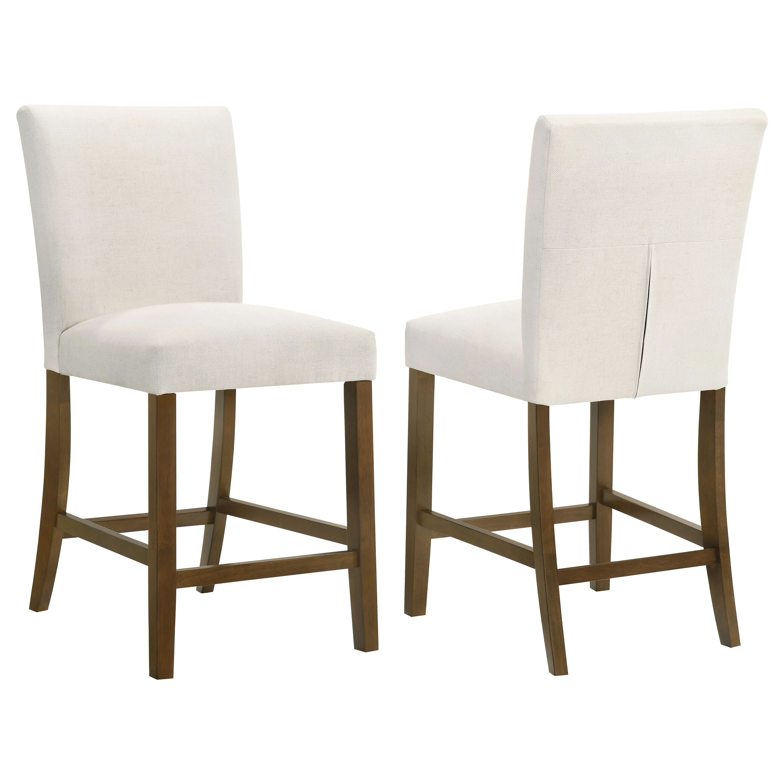Paxton Beige Upholstered Counter Height Dining Chair (Set of 2)