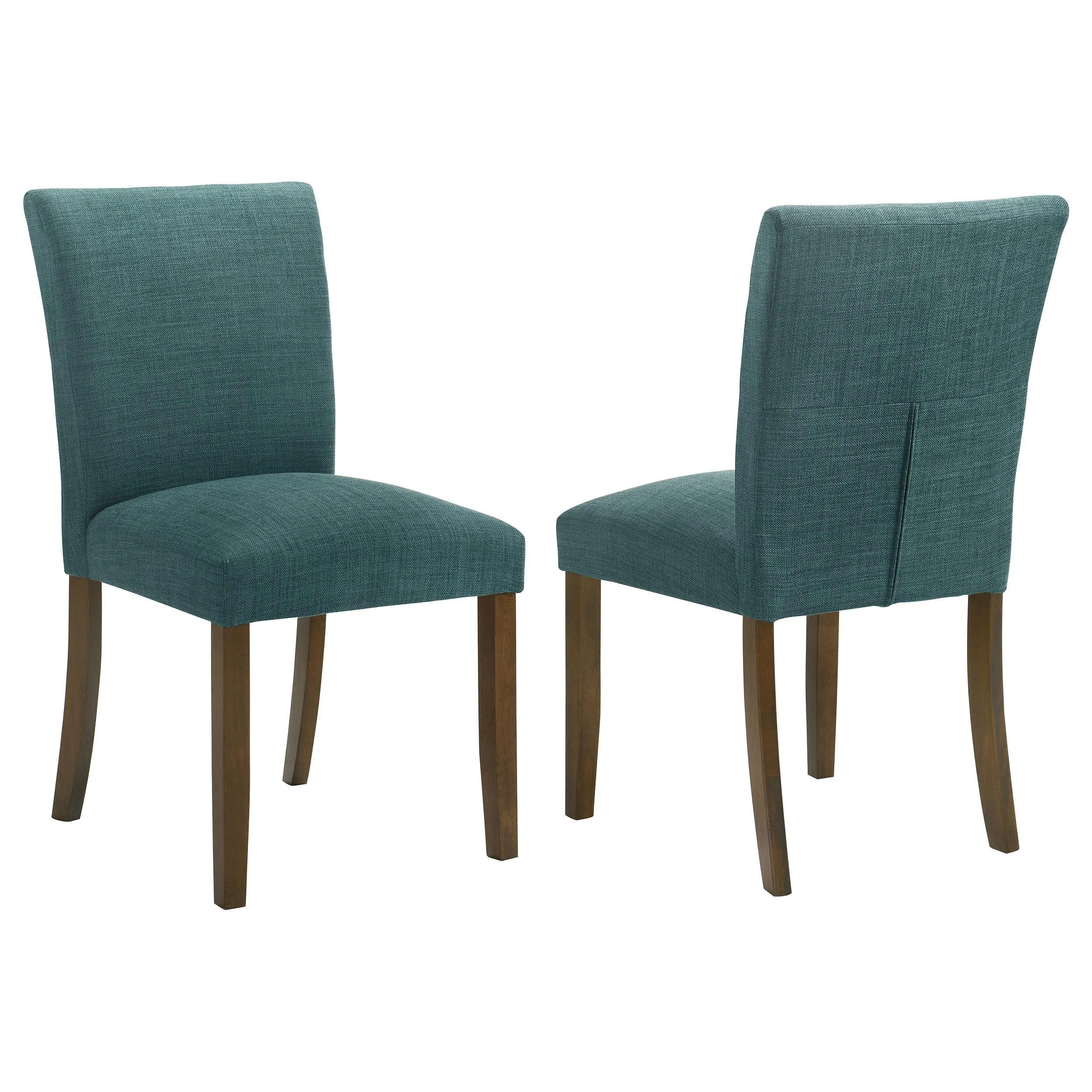 Paxton Upholstered Dining Side Chair Blue (Set of 2) - Image 2