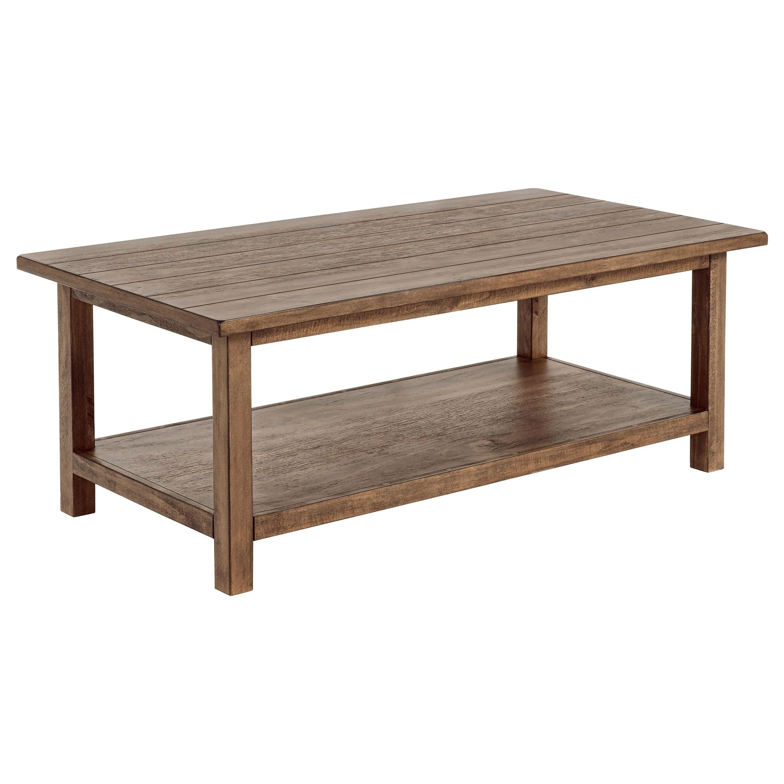 Payne Distressed Brown 2-Piece Coffee and End Table Set - Image 6