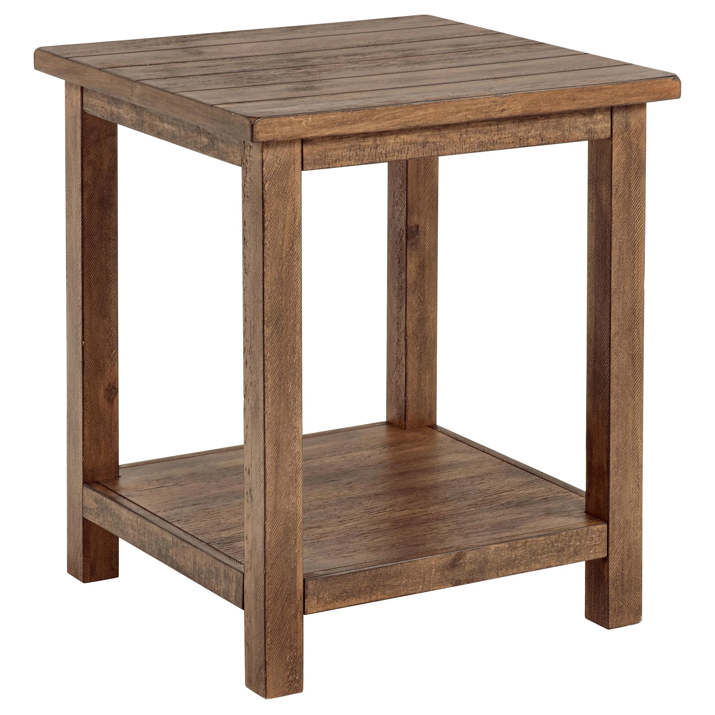 Payne Distressed Brown 3-Piece Coffee and End Table Set - Image 3