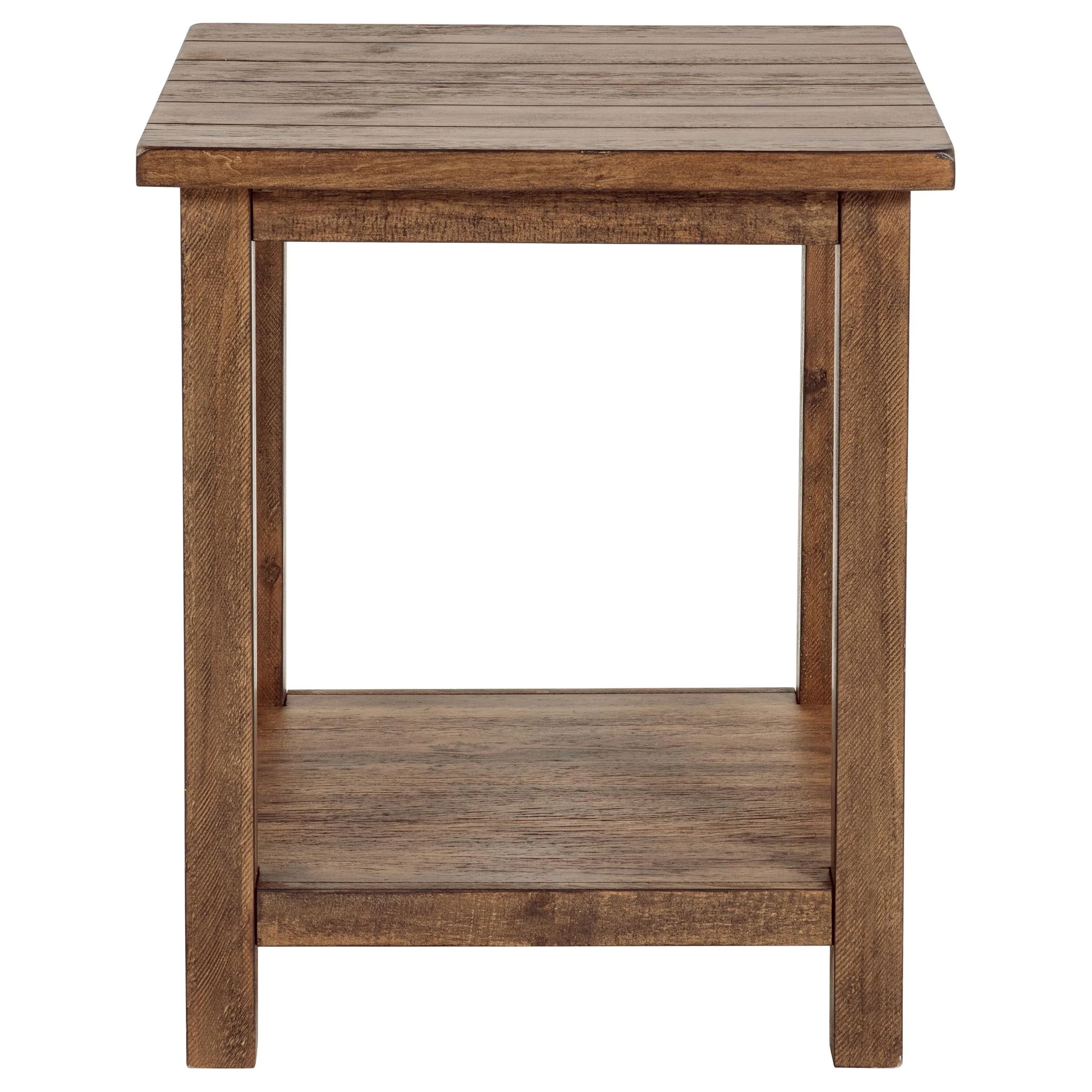 Payne Distressed Brown 3-Piece Coffee and End Table Set - Image 4
