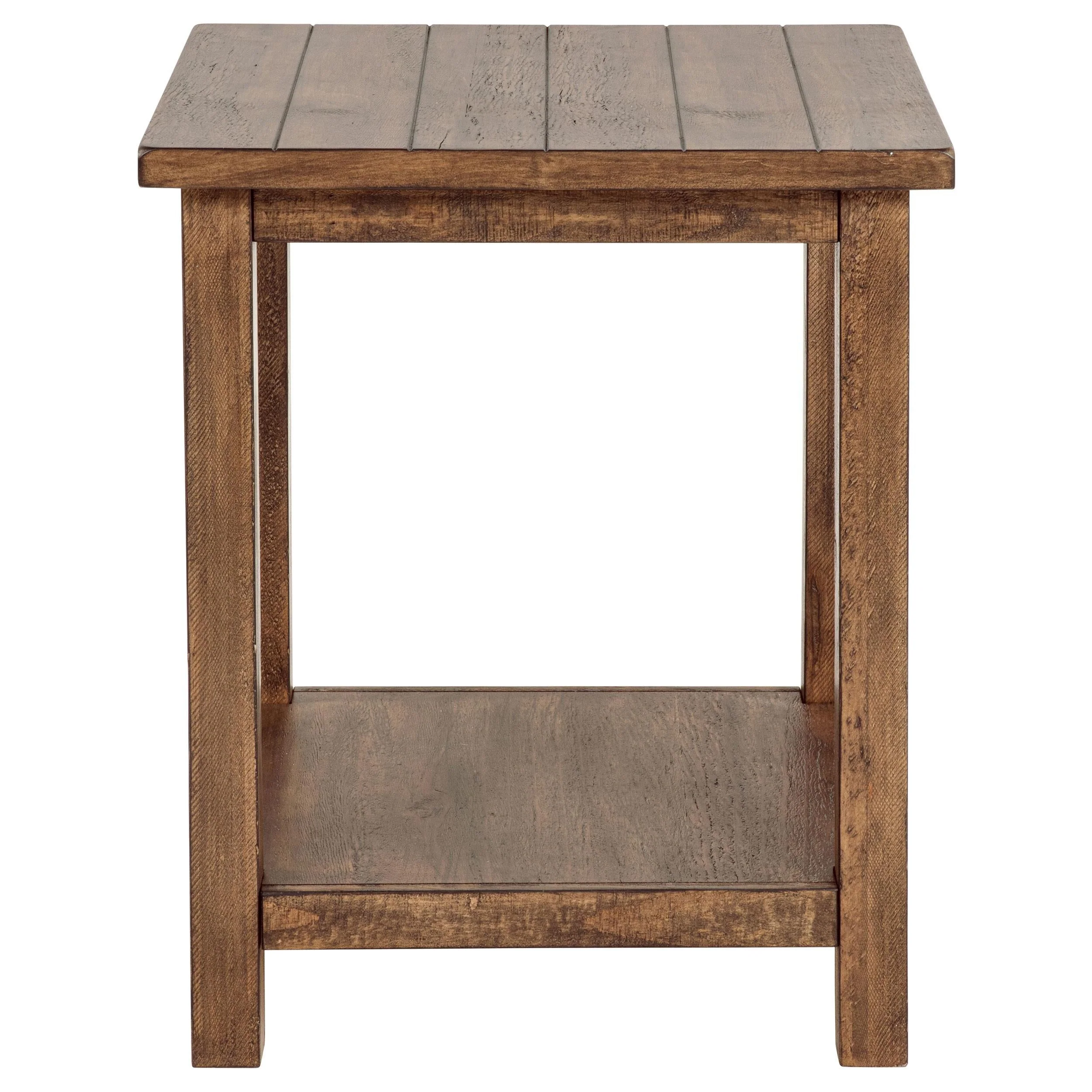 Payne Distressed Brown 3-Piece Coffee and End Table Set - Image 5