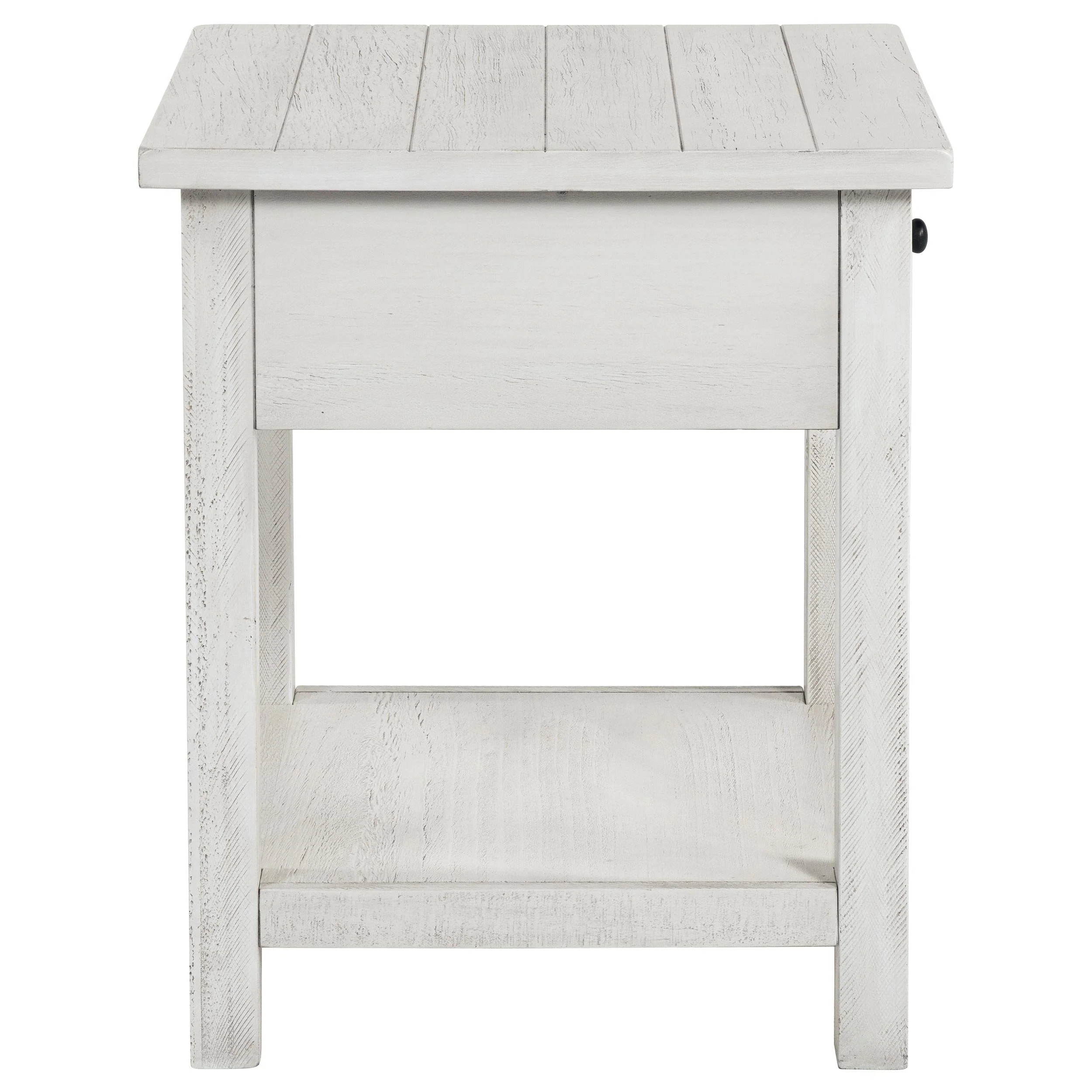 Payne Distressed White 2-Piece Coffee and 1-Drawer End Table Set - Image 5
