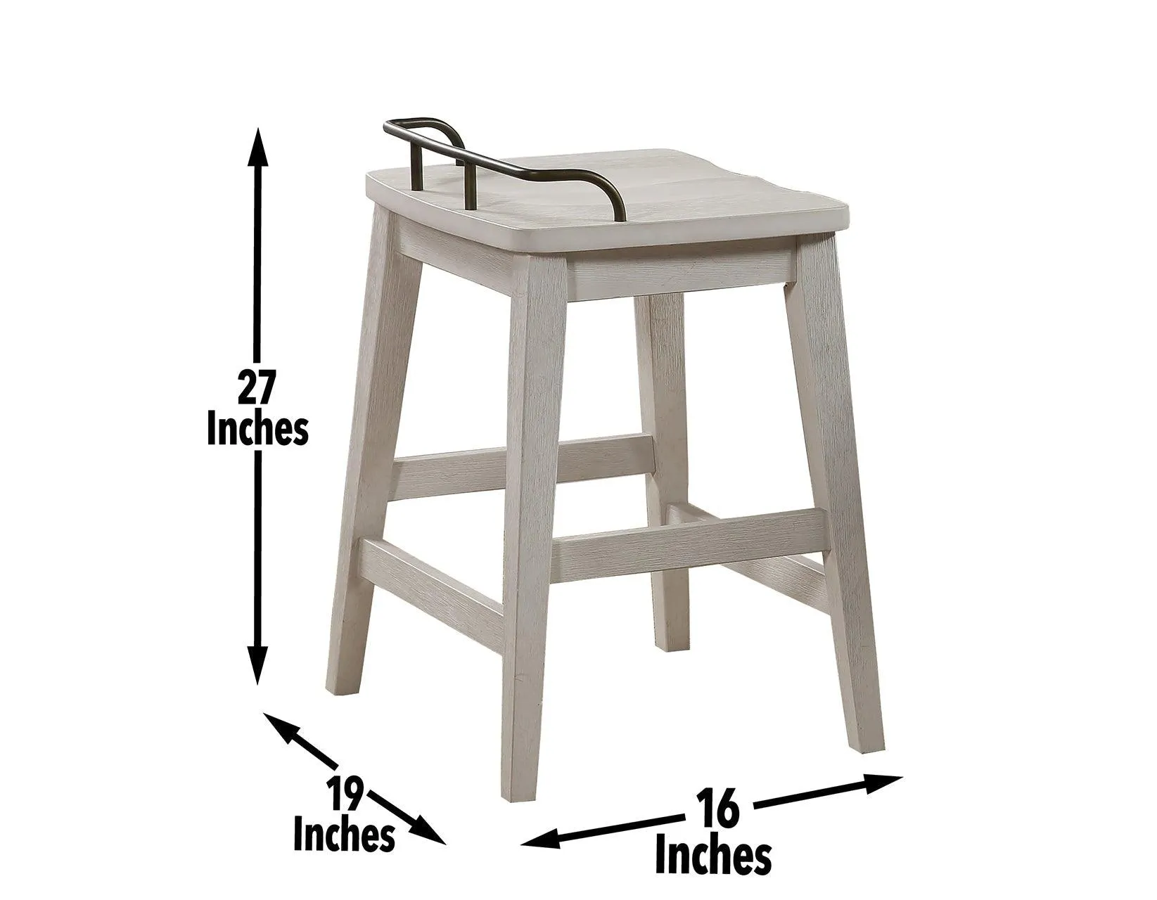 Pendleton 24″ Backless Counter Stool - Image 7