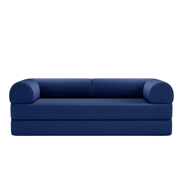 Perri Blue 79" Compressed Sofa - Image 3
