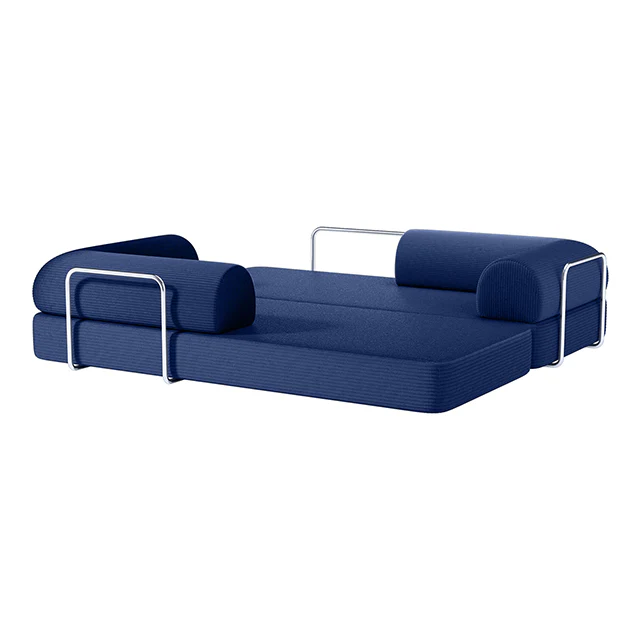 Perri Blue 79" Compressed Sofa - Image 5