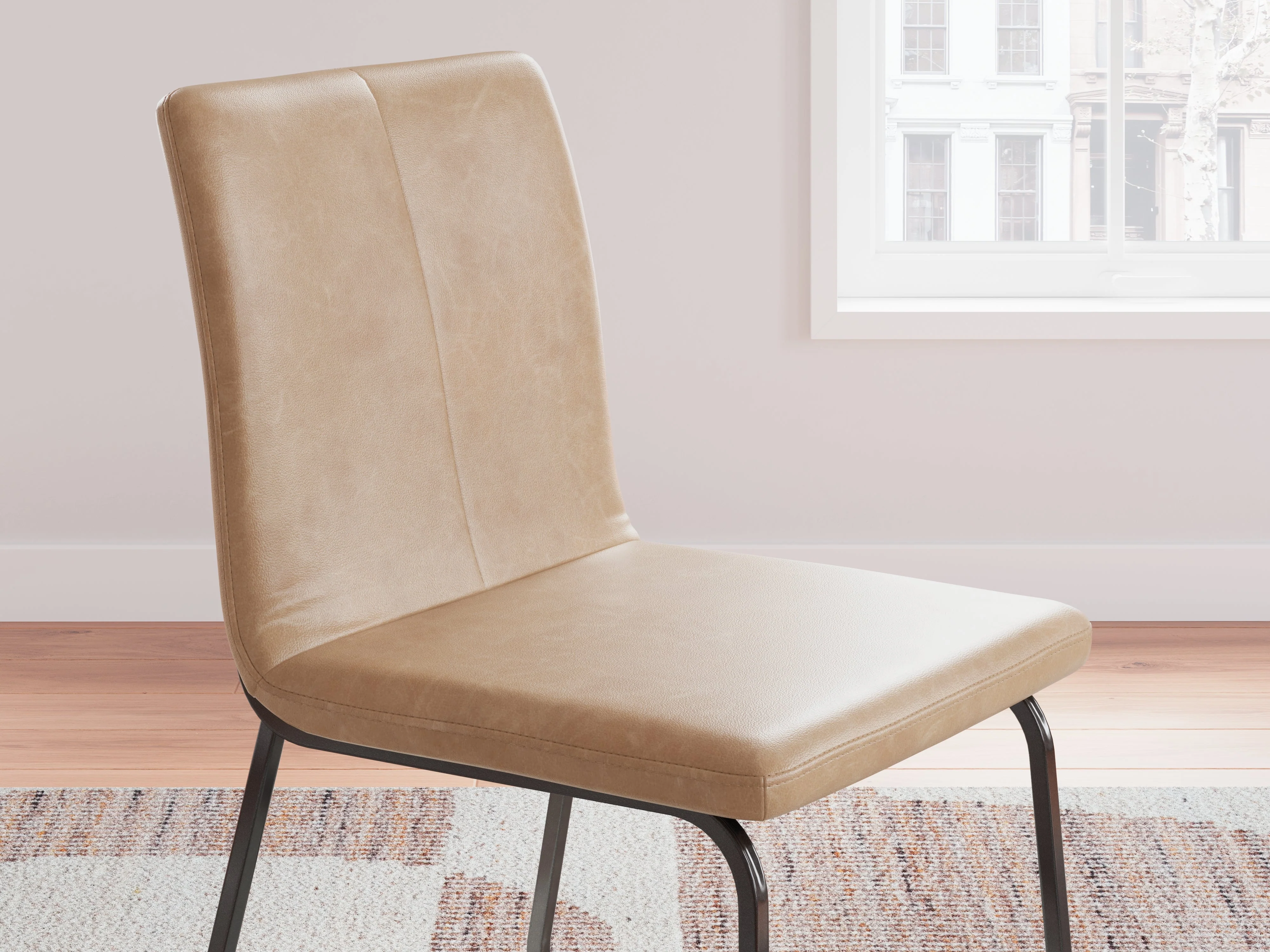 Pharwynn Brown and Black Dining Chair (Set of 4) - Image 3