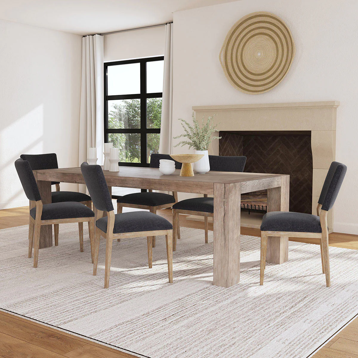 Phillip Dining Chair Set of 2 - Gray - Image 9