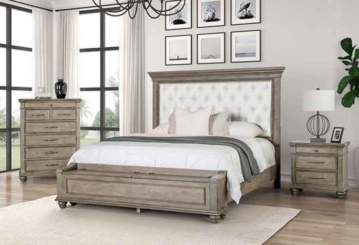 Philomath Aged Oak 5-Piece Queen Bedroom Set - Image 2