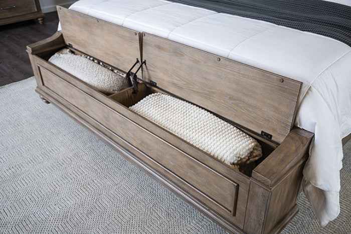 Philomath Aged Oak 5-Piece Queen Bedroom Set - Image 5