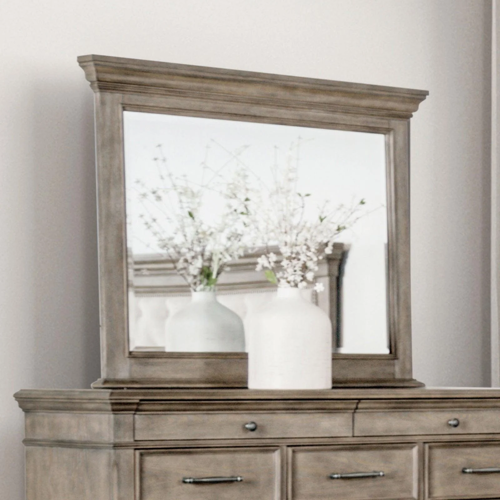 Philomath Aged Oak Mirror