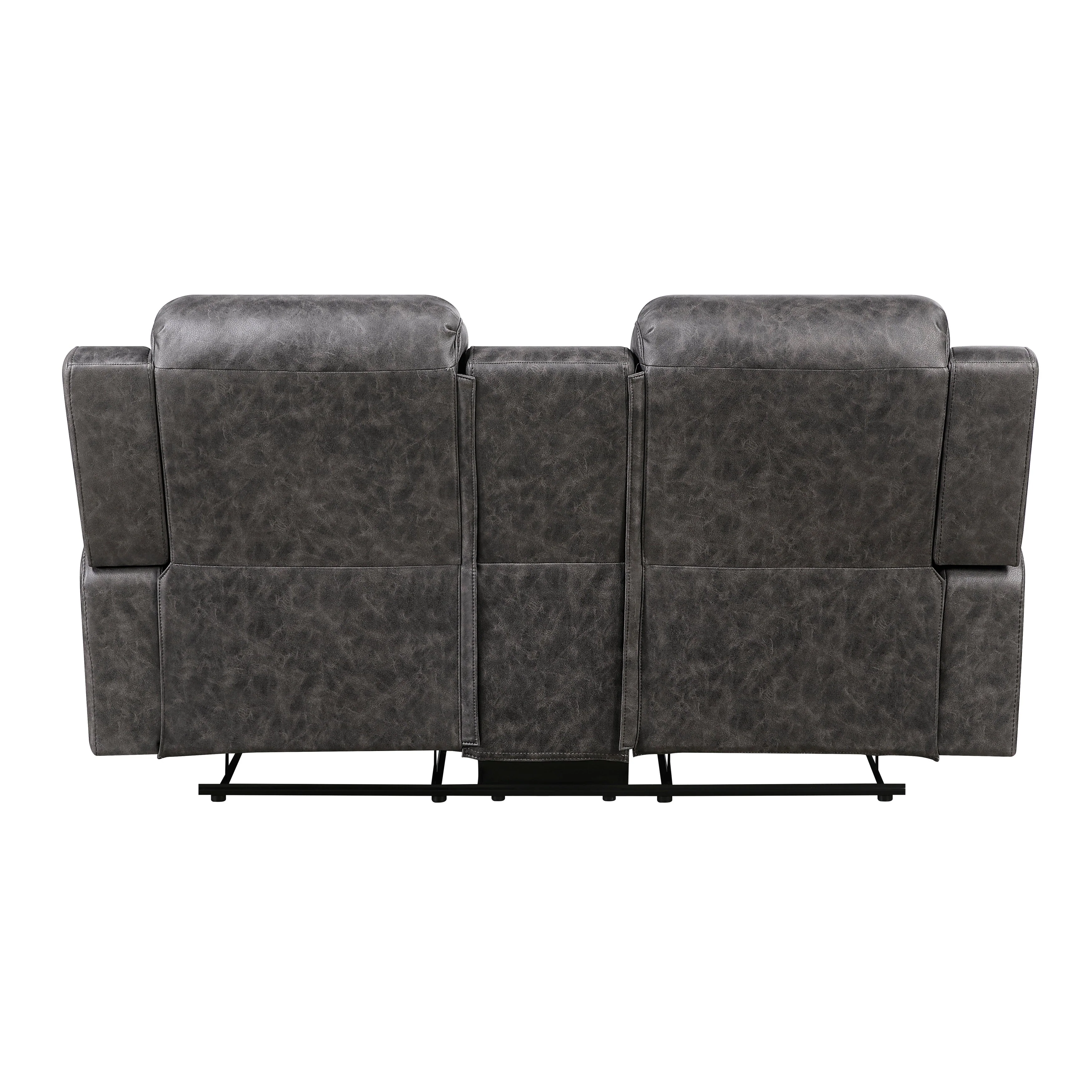 Phyllis Dark Gray Reclining Chair with Cup Holders - Image 25