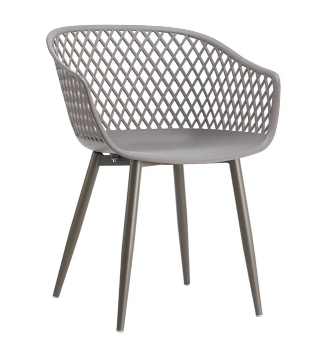 Piazza Outdoor Chair Grey - Set of 2 - Image 4