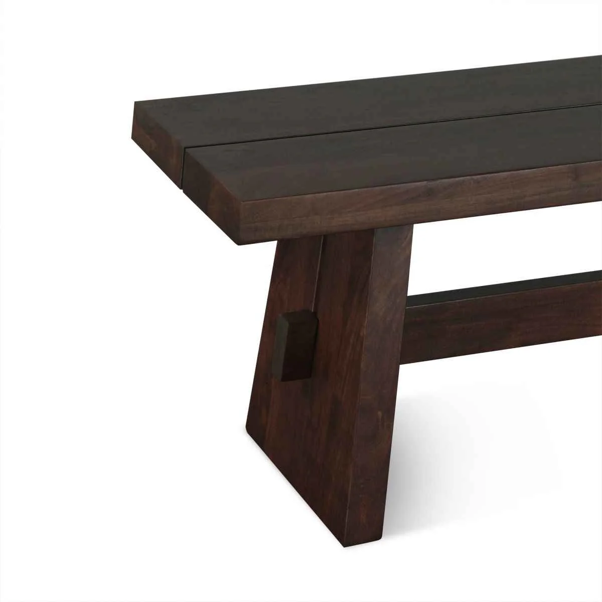 Piedmont 79" Bench in Coffee Bean - Image 4
