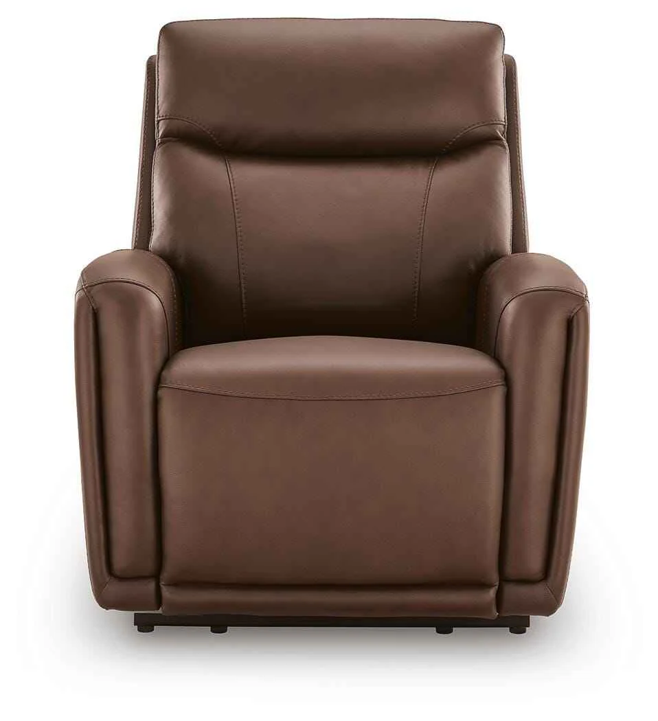 Pincara Umber Power AutoGlide Recliner with Audio System - Image 3