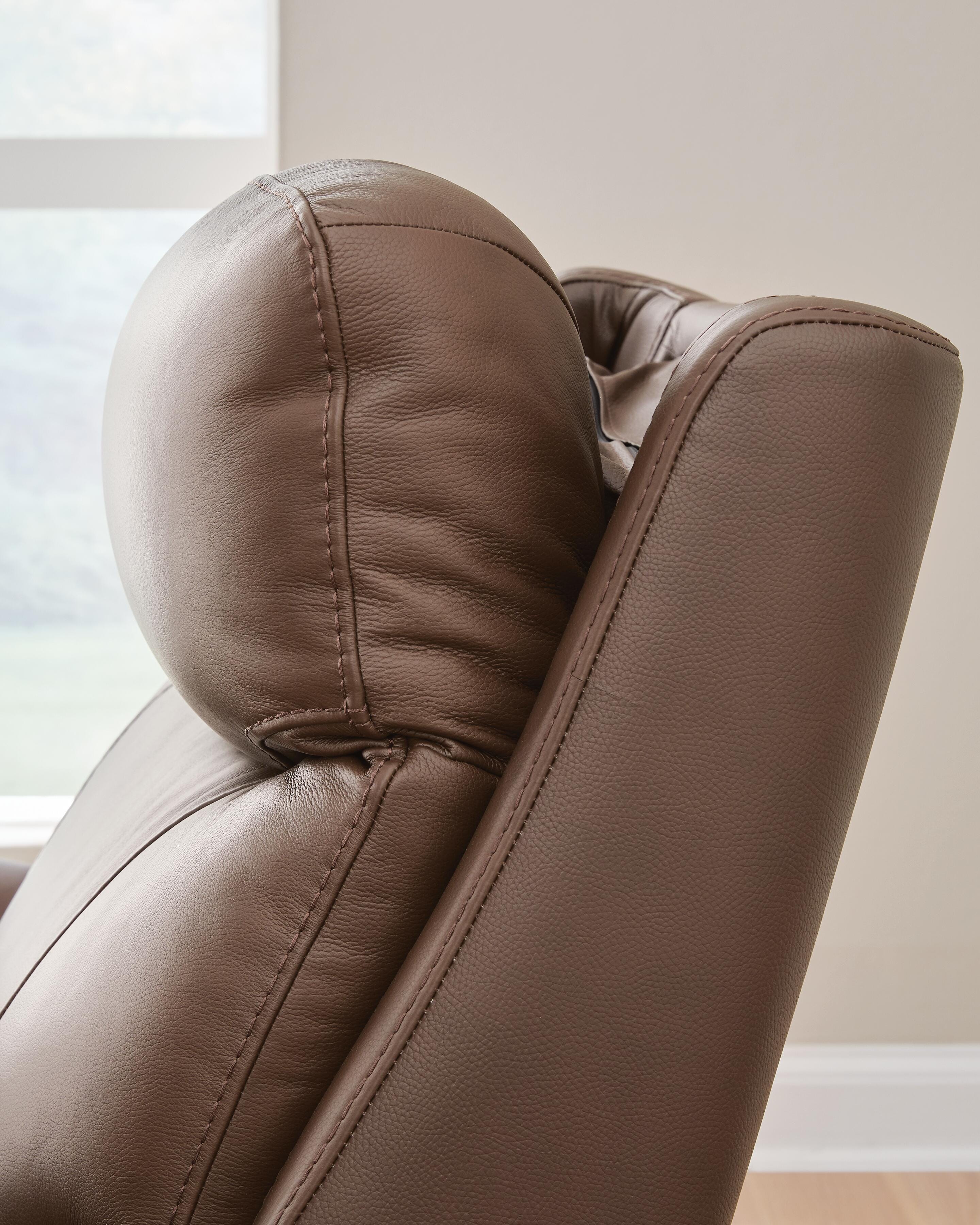 Pincara Umber Power AutoGlide Recliner with Audio System - Image 6