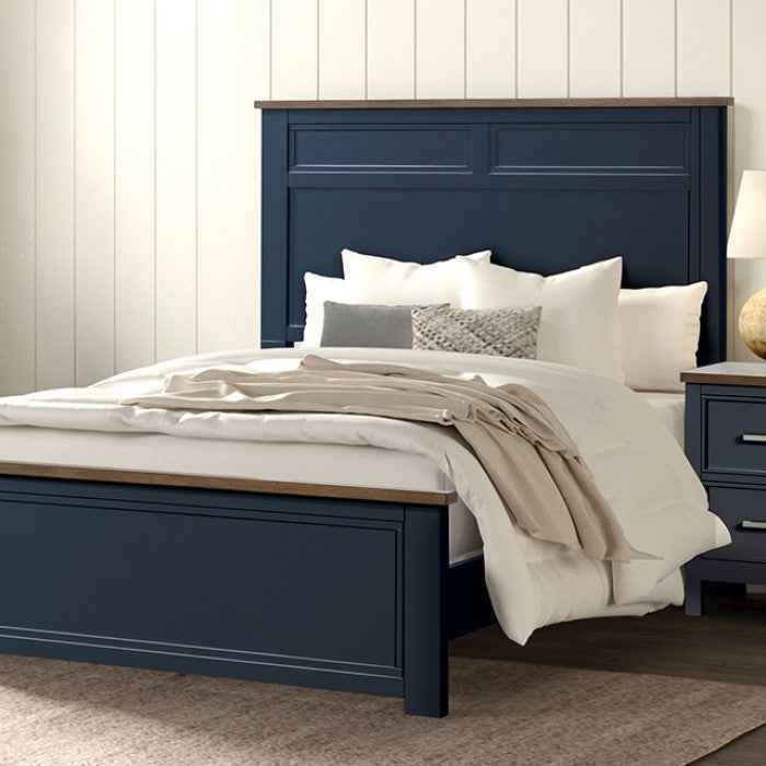 Pinetop Blue/Dark Brown 4-Piece Twin Bedroom Set - Image 2