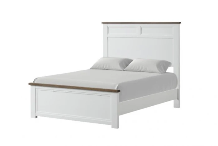 Pinetop White/Dark Brown 5-Piece Twin Bedroom Set - Image 4