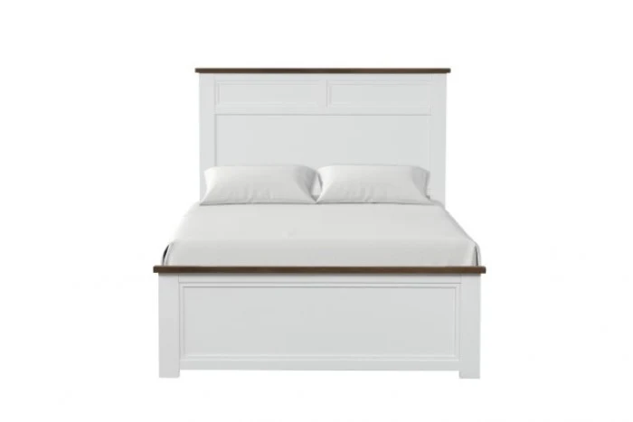 Pinetop White/Dark Brown 5-Piece Twin Bedroom Set - Image 5