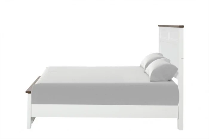 Pinetop White/Dark Brown 5-Piece Twin Bedroom Set - Image 6