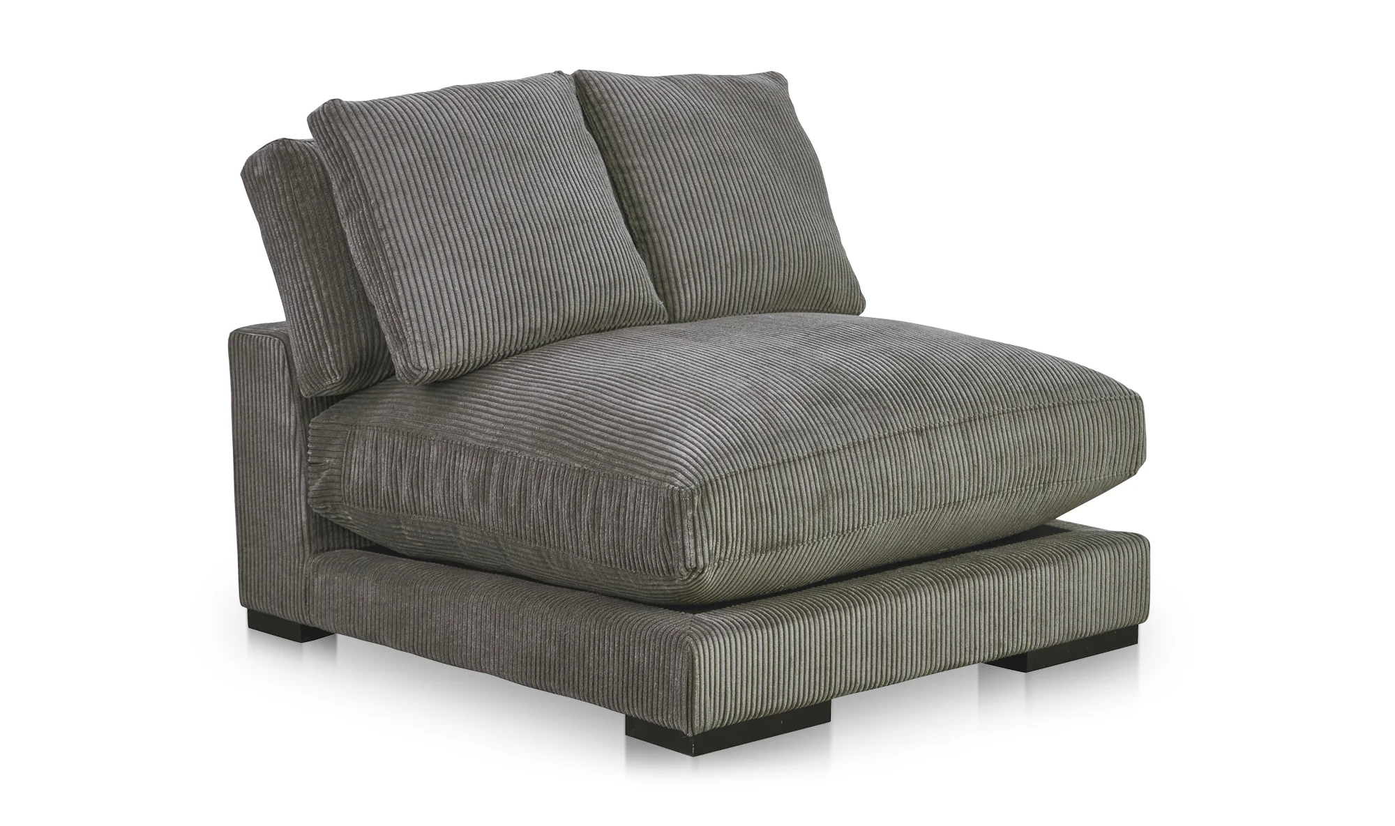 Plunge Slipper Chair - Charcoal - Image 2