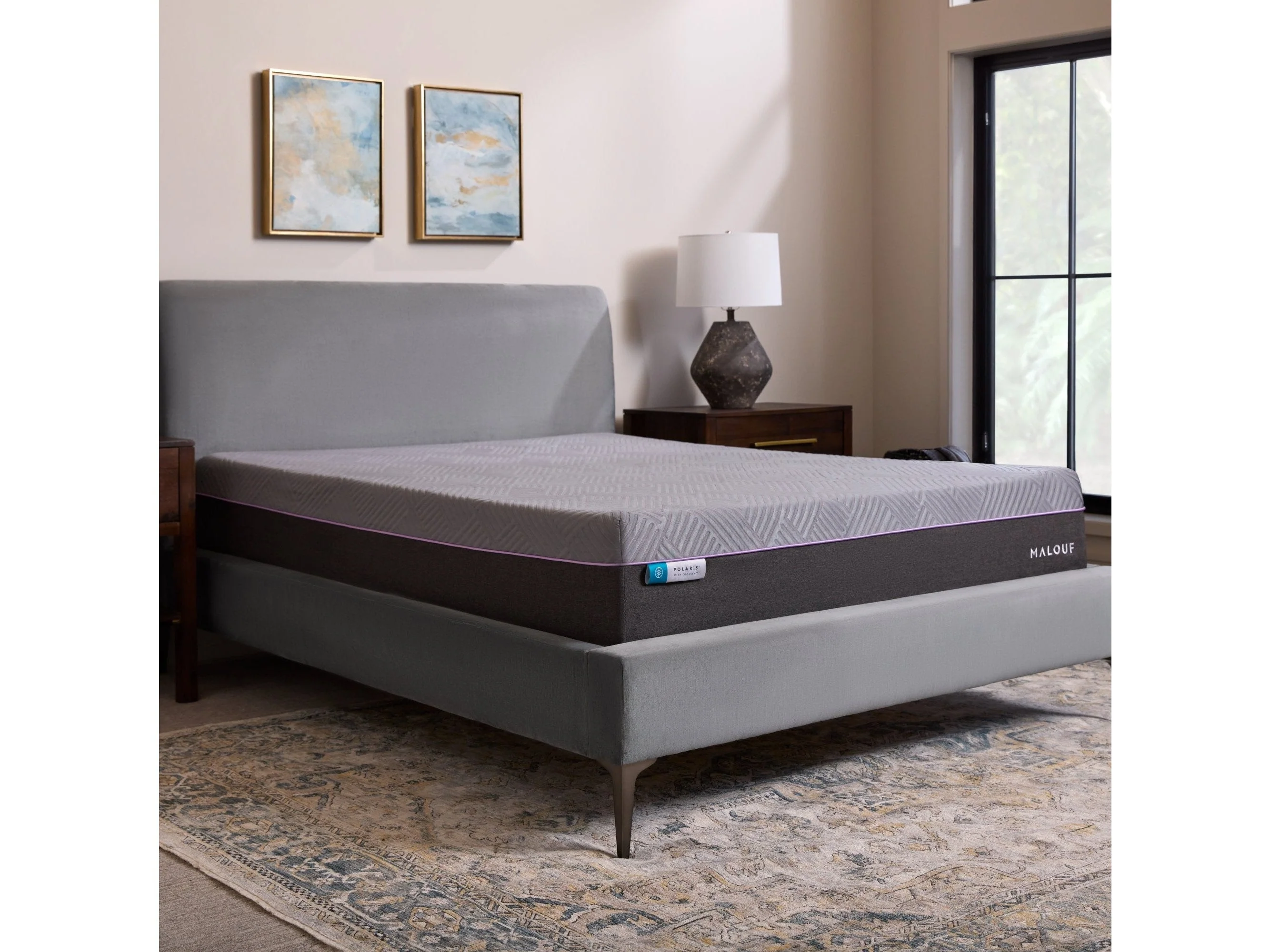 Polaris Coolysnc Gray Twin XL Mattress - Image 2