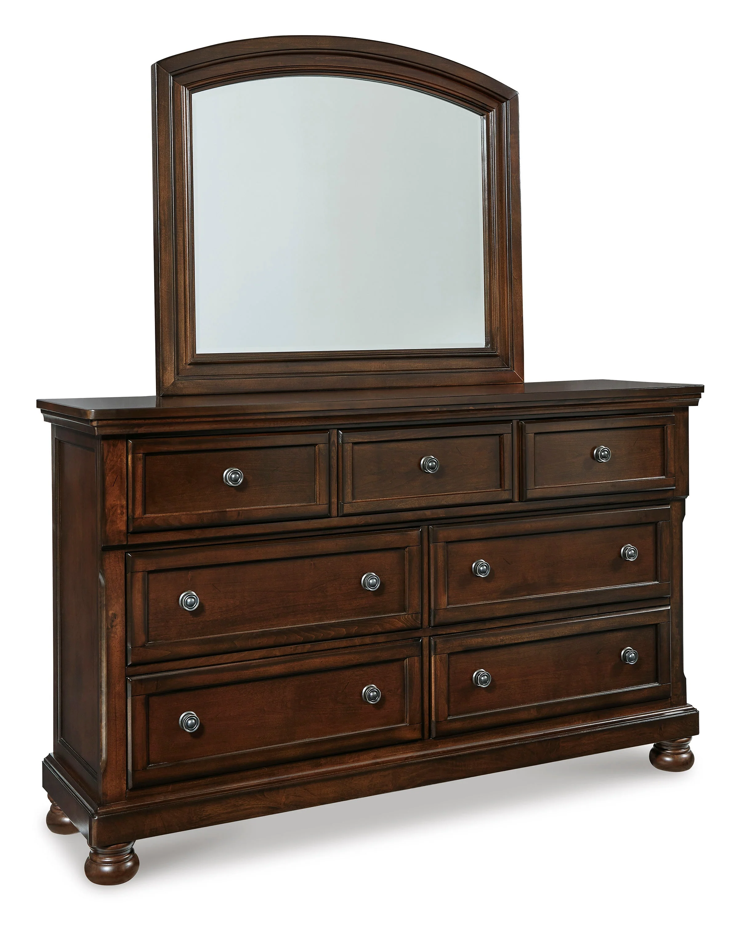 Porter Rustic Brown Storage Platform Bedroom Set with 2 Footboard Drawers - Image 12