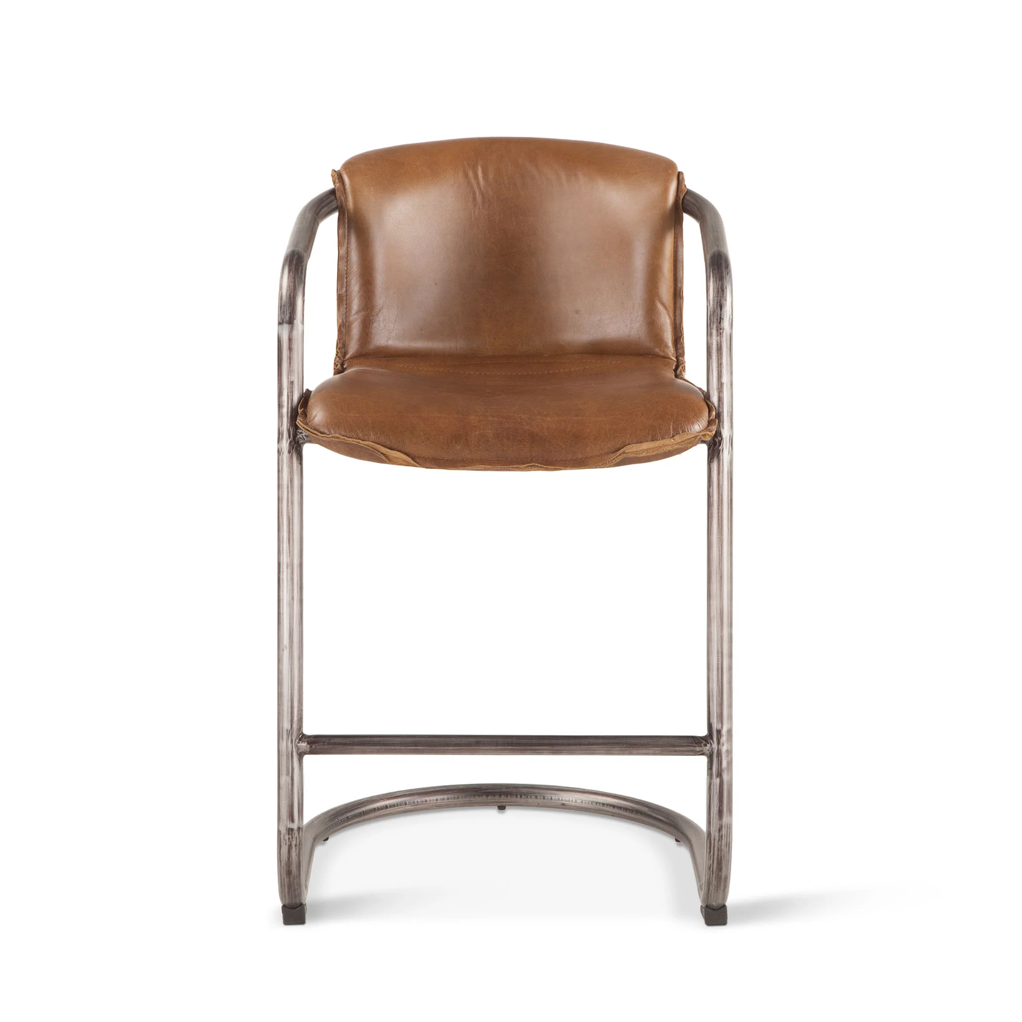 Portofino 22" Counter Chair in Berham Chestnut Top Grain Leather - Image 3