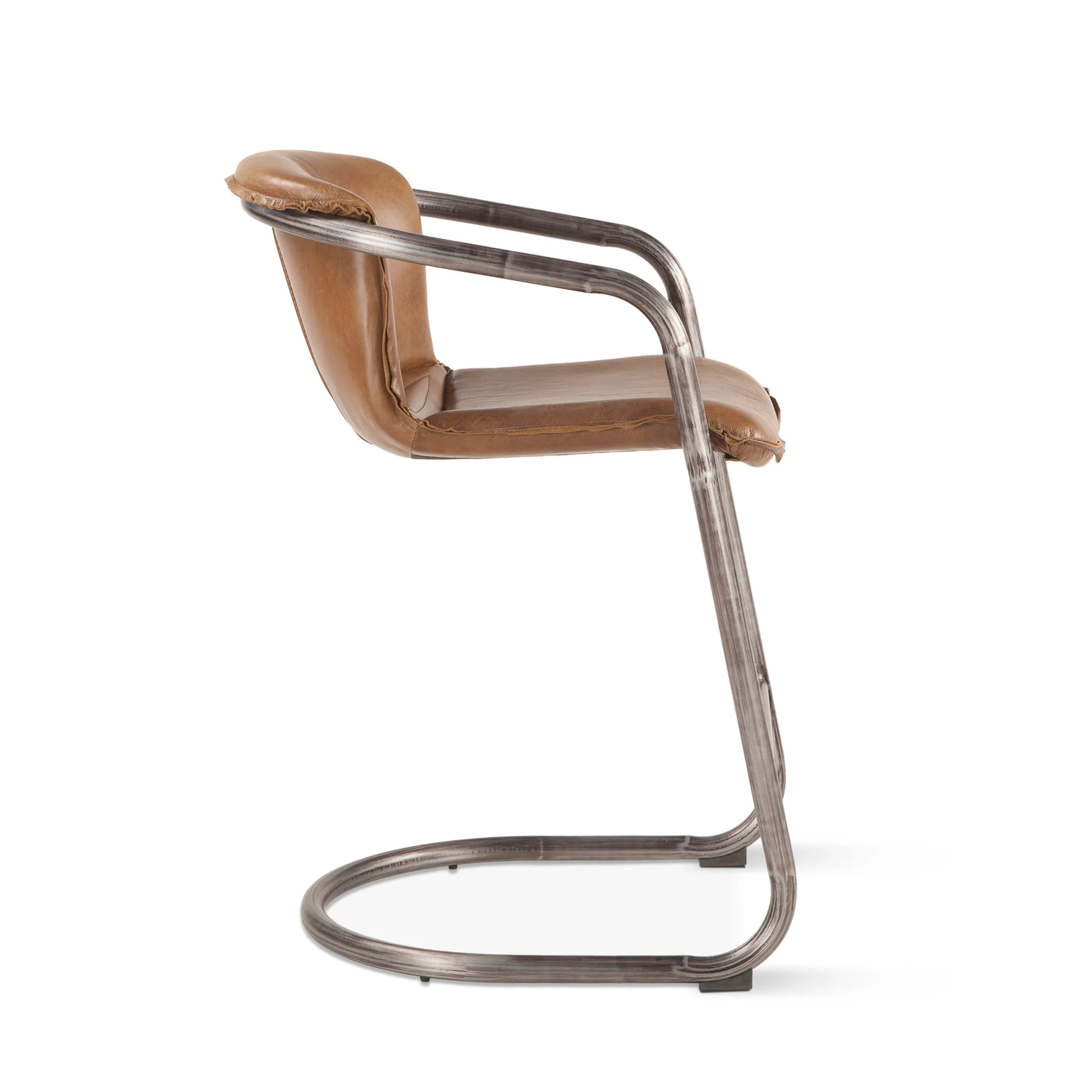 Portofino 22" Counter Chair in Berham Chestnut Top Grain Leather - Image 8