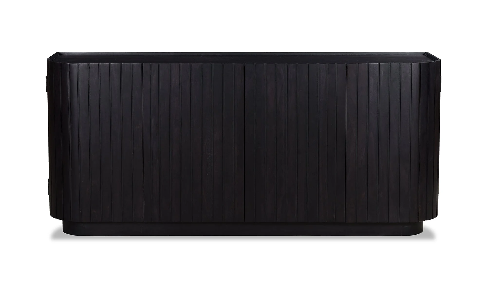 Povera 4 Door Sideboard Black