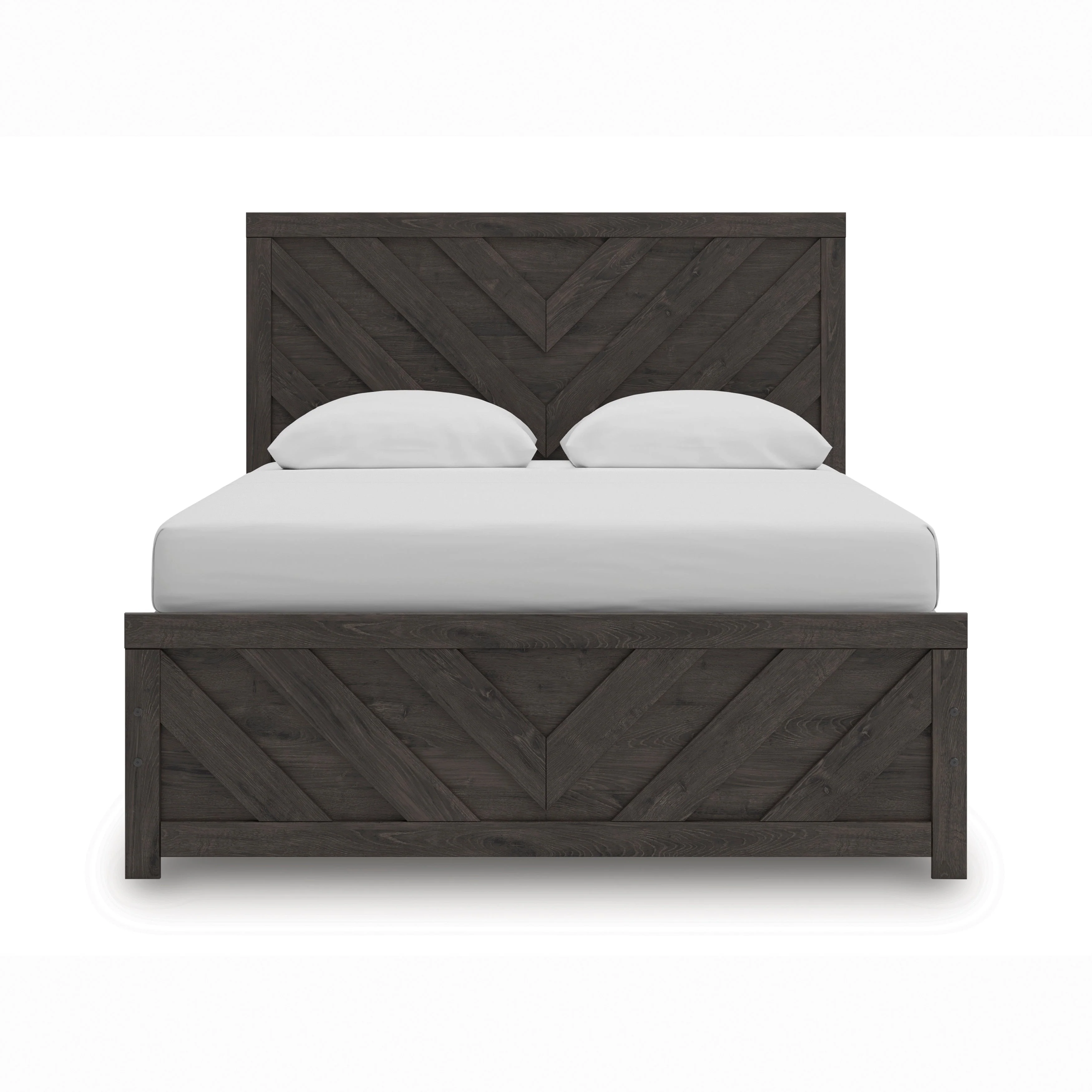 Prendonea Charcoal Queen Panel Bed