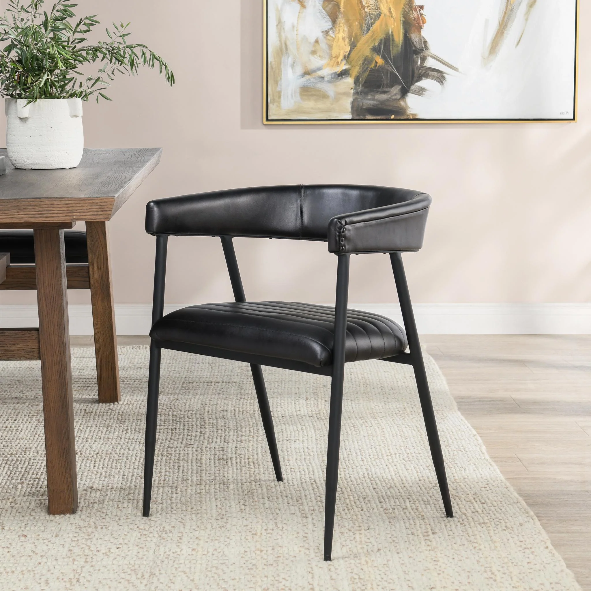 Preston Dining Chair - Midnight Raven - Image 7