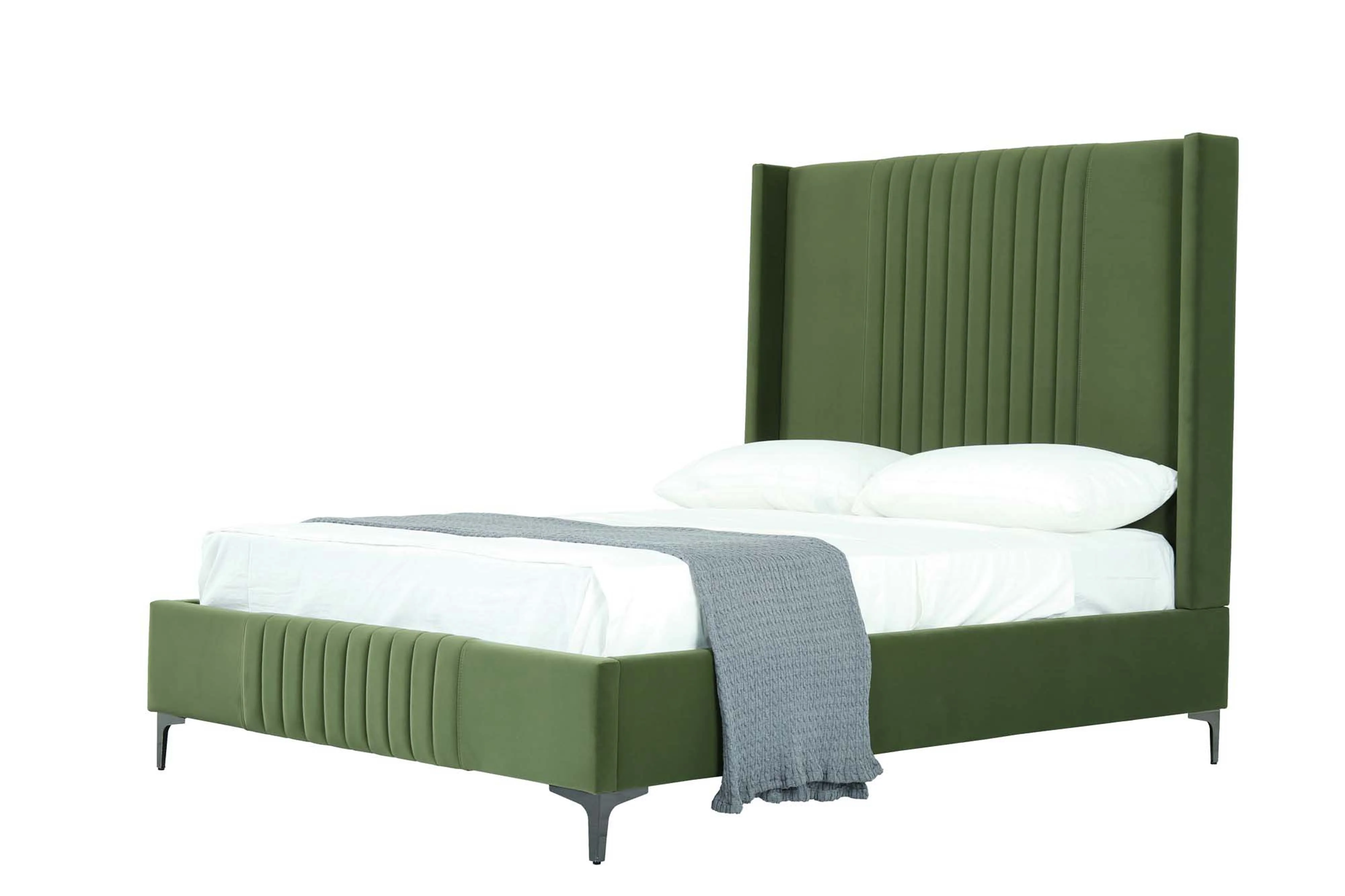 Promenade Full- Size Bed in Moss Green - Image 10