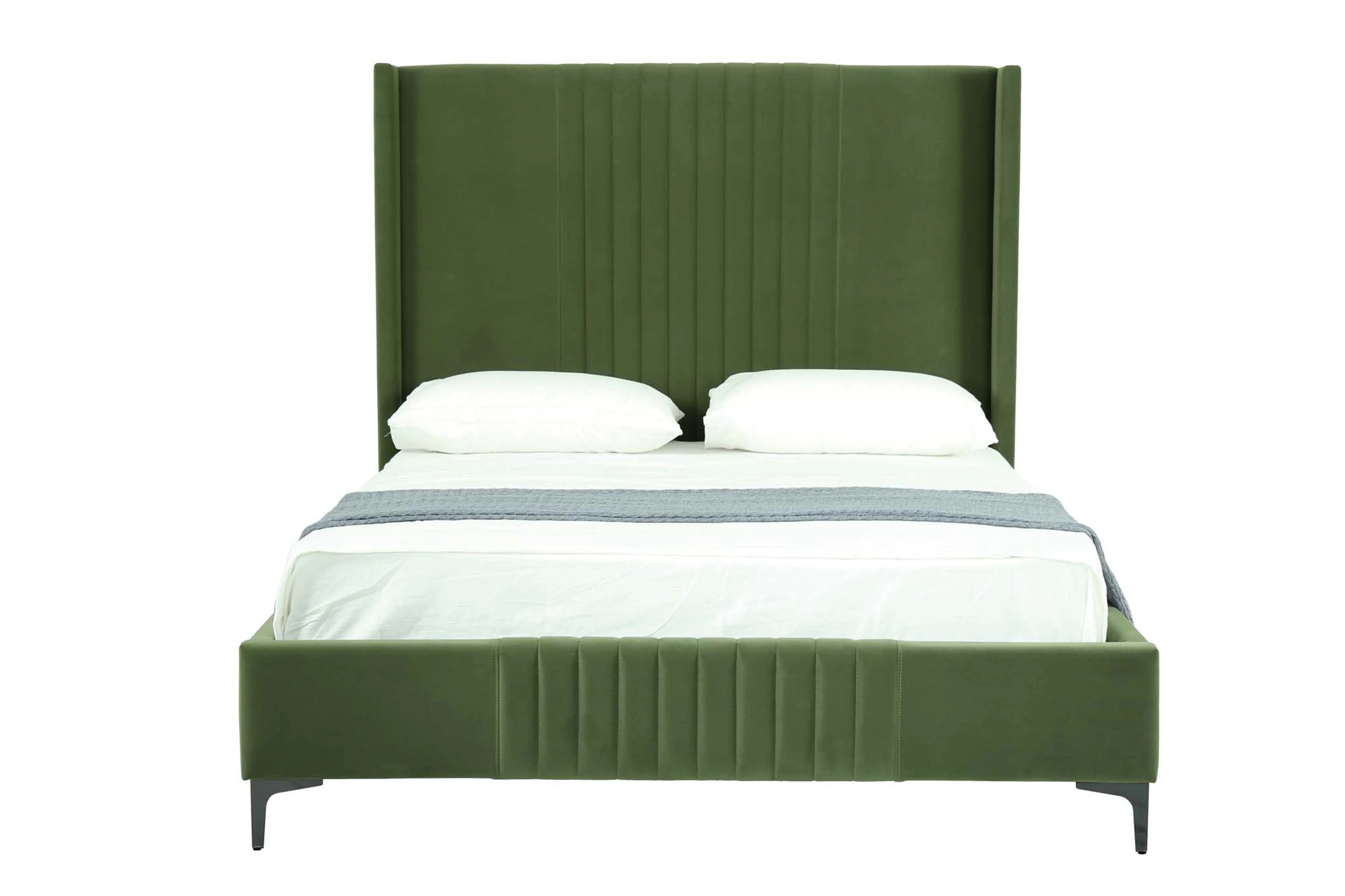 Promenade Queen-Size Bed in Moss Green - Image 7