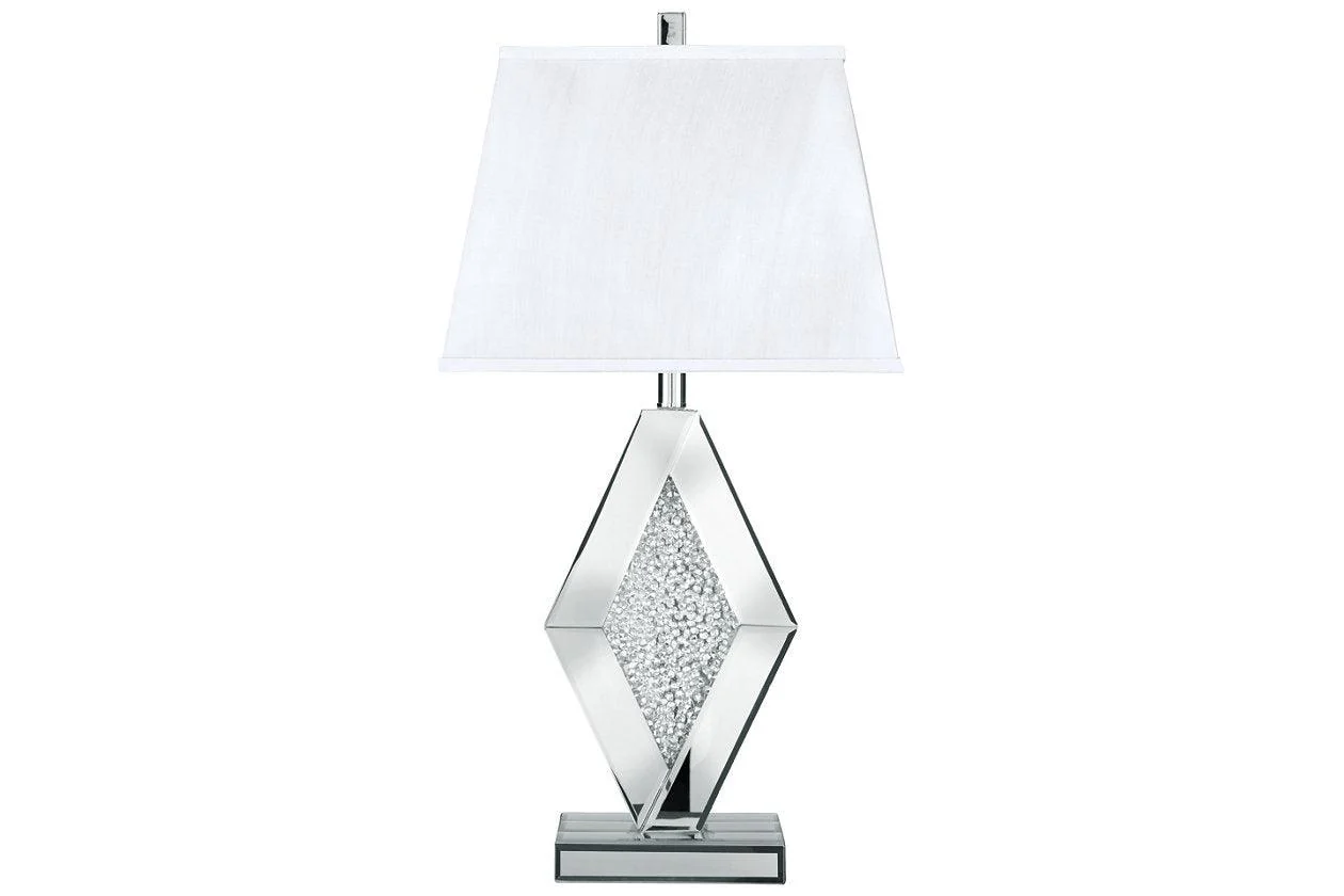 Prunella Silver Finish Table Lamp