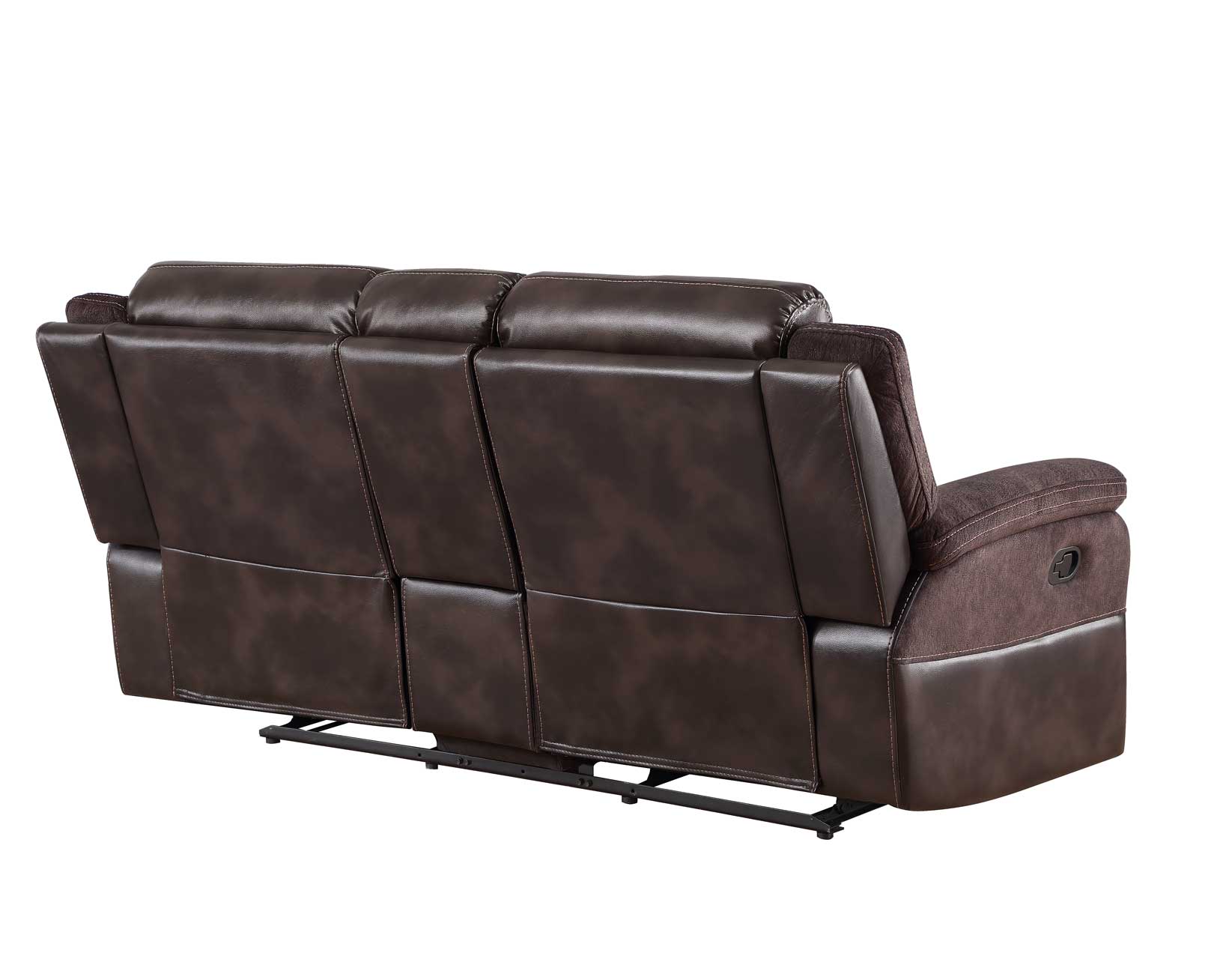 Pueblo Manual Reclining Loveseat with Console - Image 6