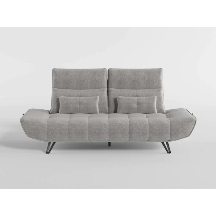 Quonsett Gray Sofa with Power Adjustable Seat - Image 4