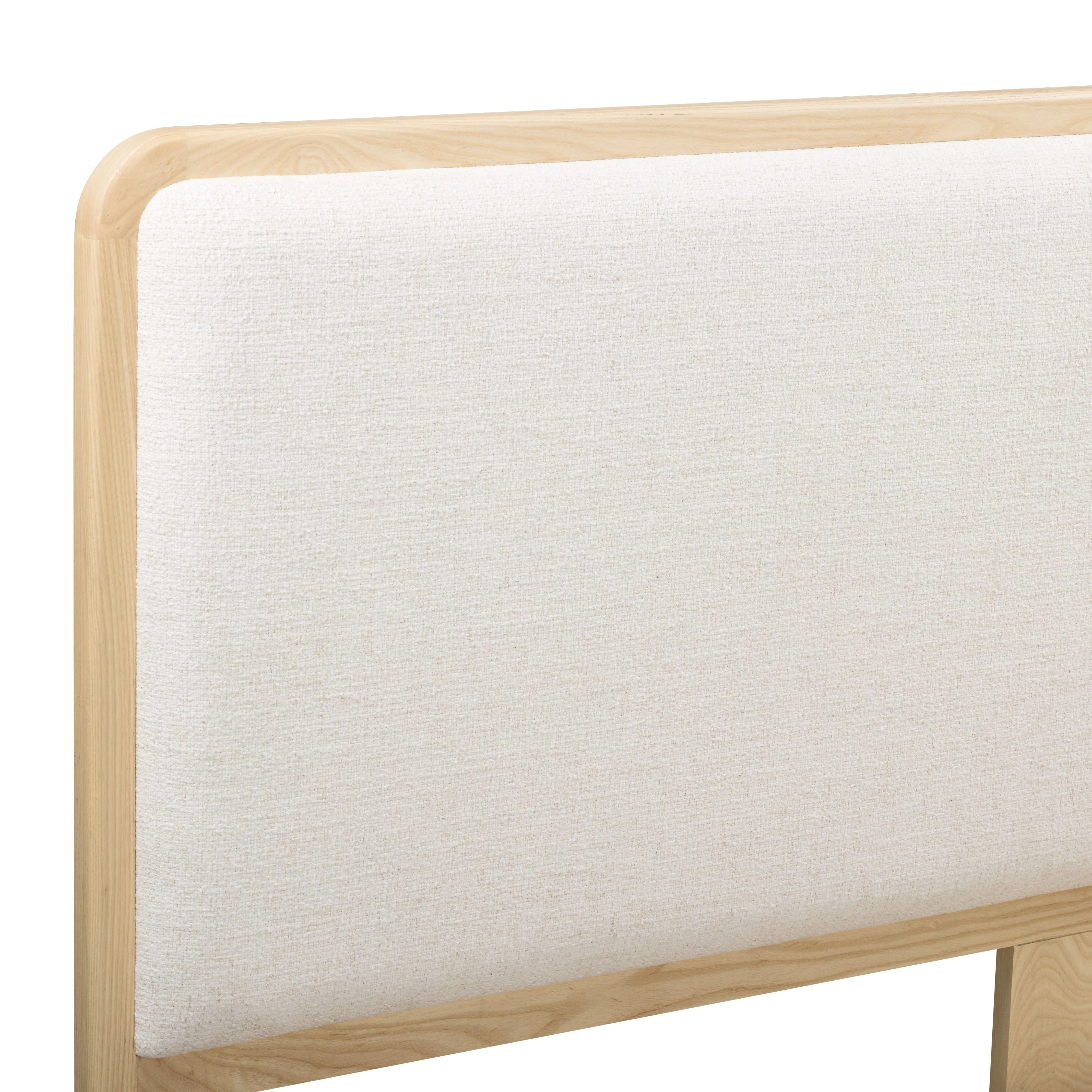 Rafaelle Natural Solid Ash King Bed - Image 5
